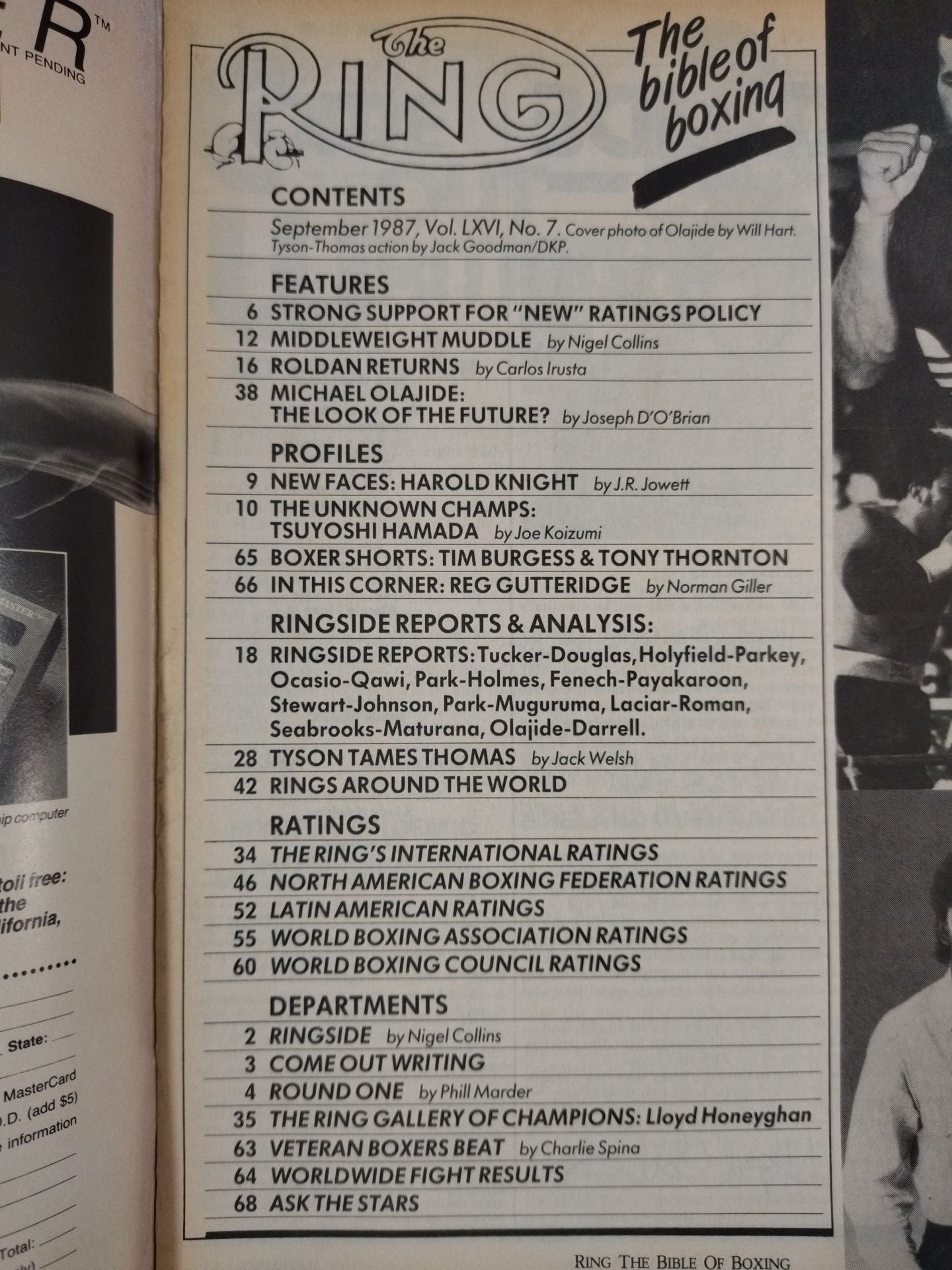 The RING September 1987 Issue