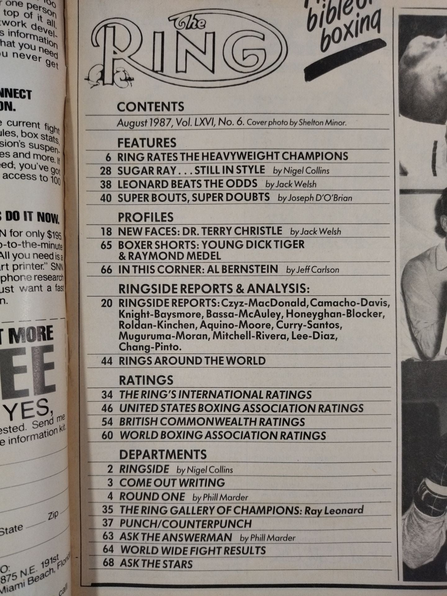 The RING August 1987 Issue