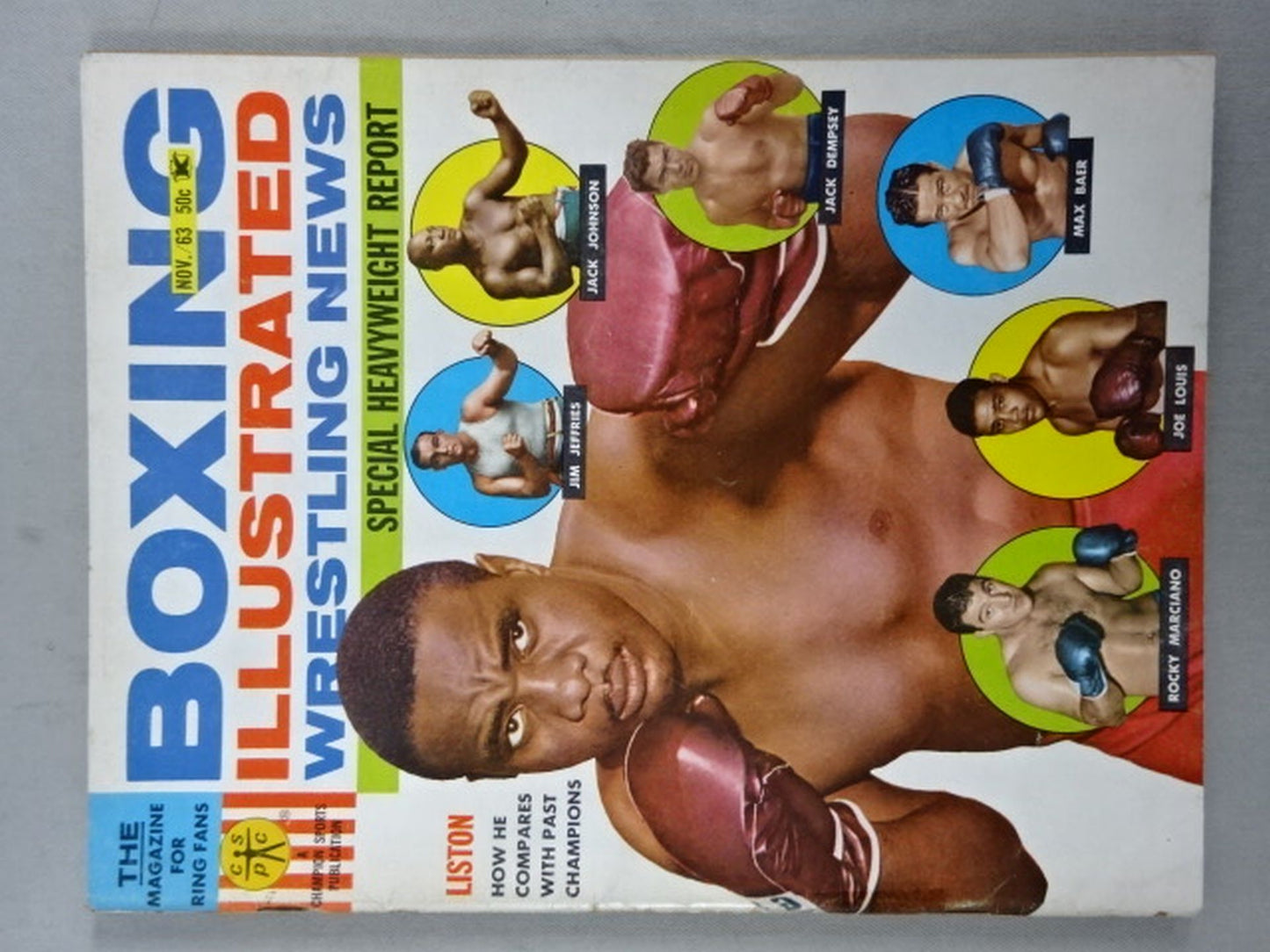 BOXING ILLUSTRATED Wrestling NEWS November 1963