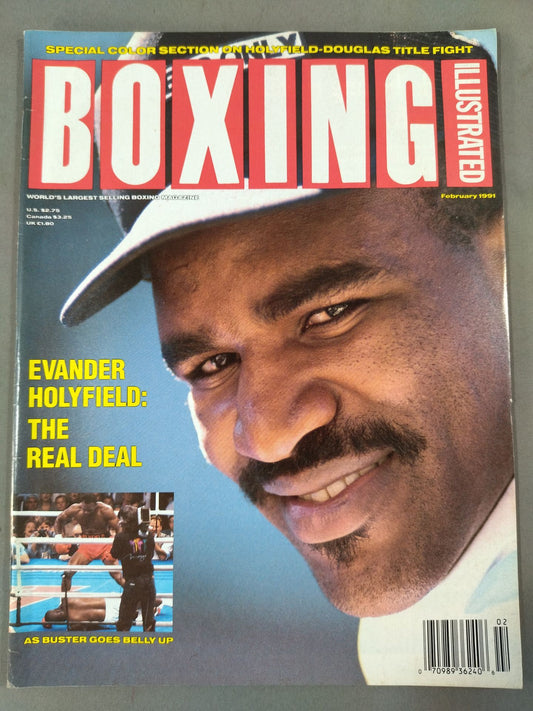 BOXING ILLUSTRATED FEBRUARY 1991 ISSUE