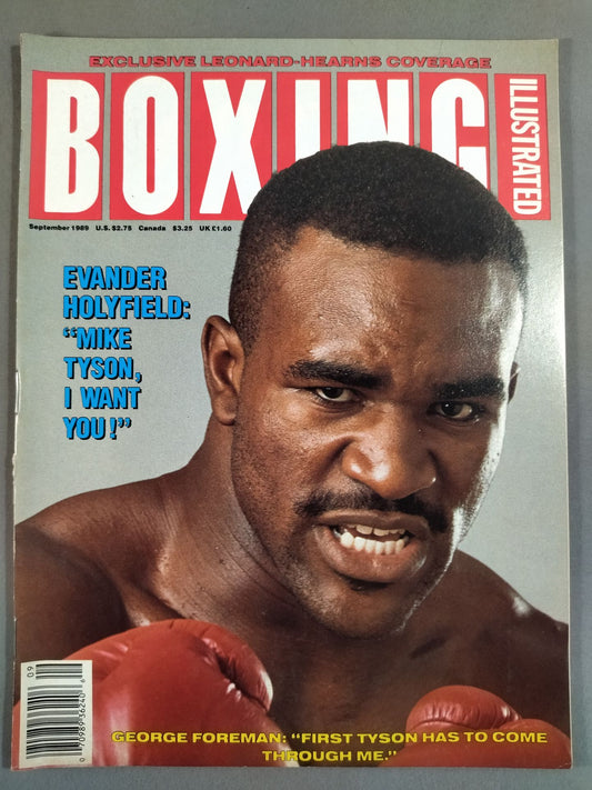 BOXING ILLUSTRATED SEPTEMBER 1989