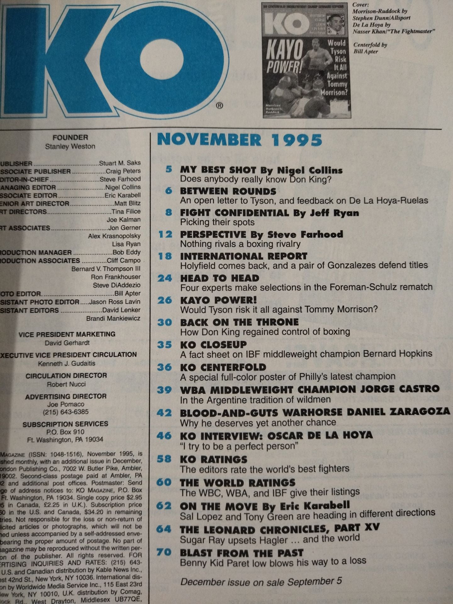 KO MAGAZINE November 1995 Issue