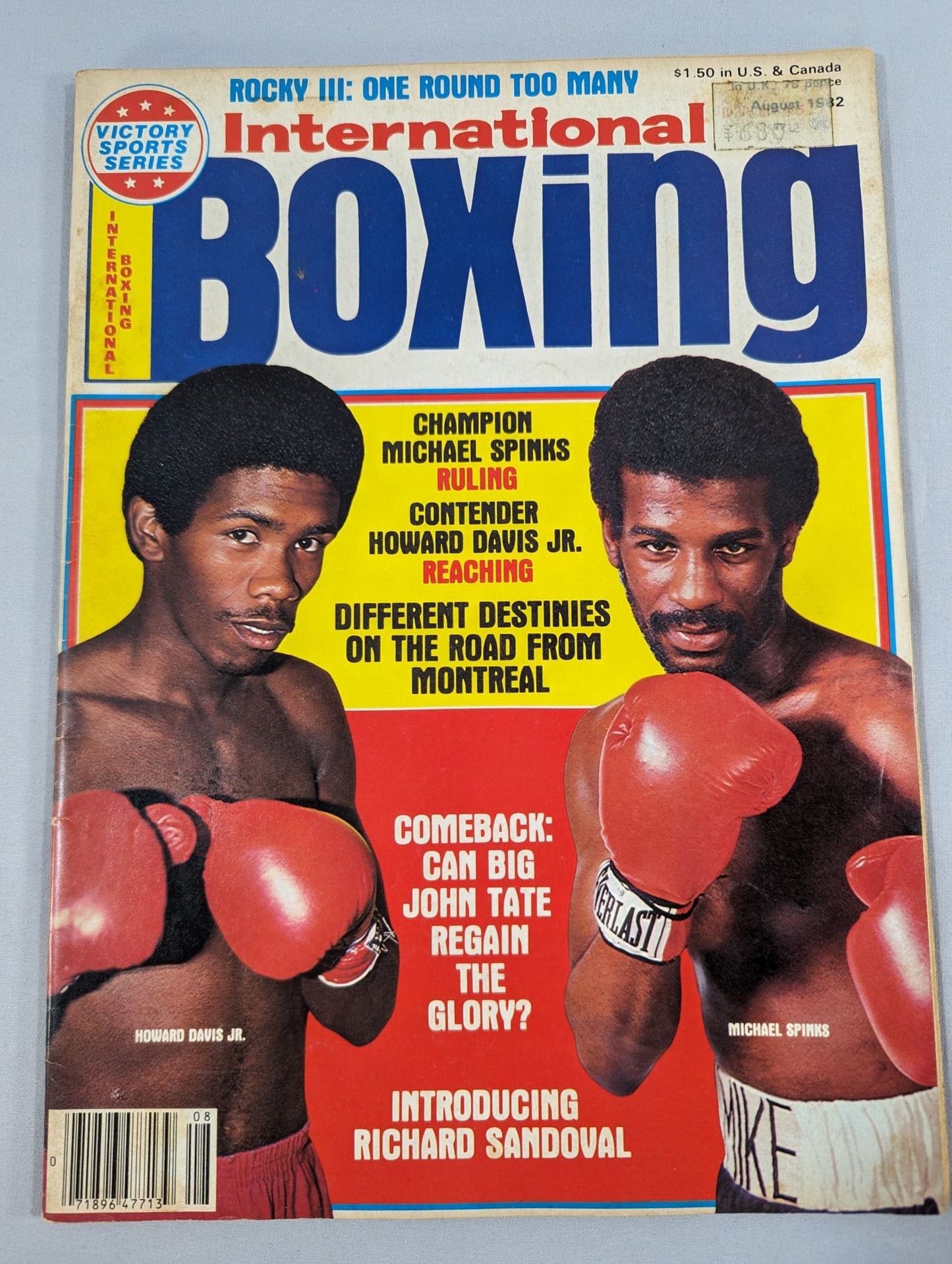 International Boxing 1982年8月号