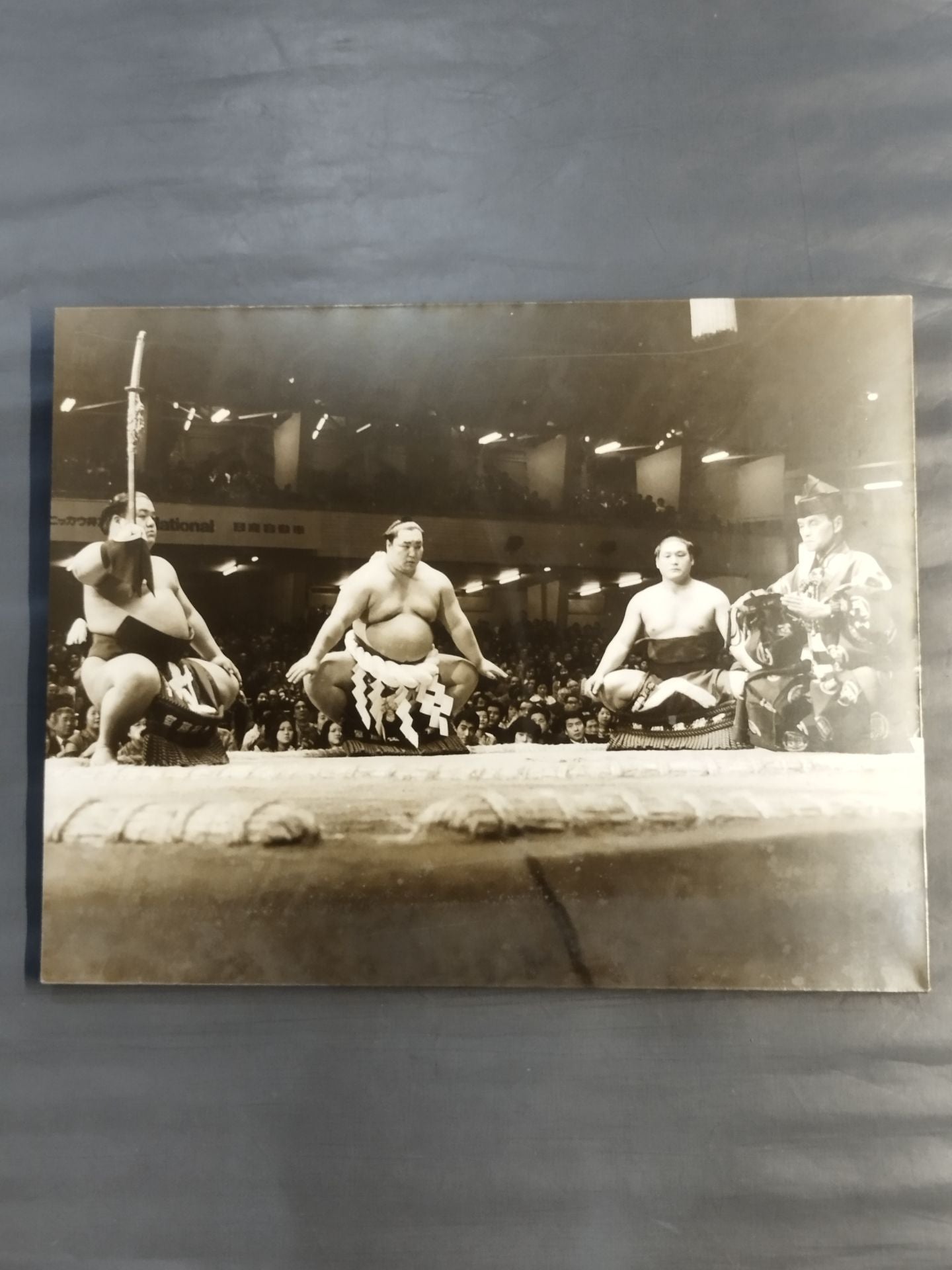 Kitanoumi  Ring Entrance  Large format photo panel