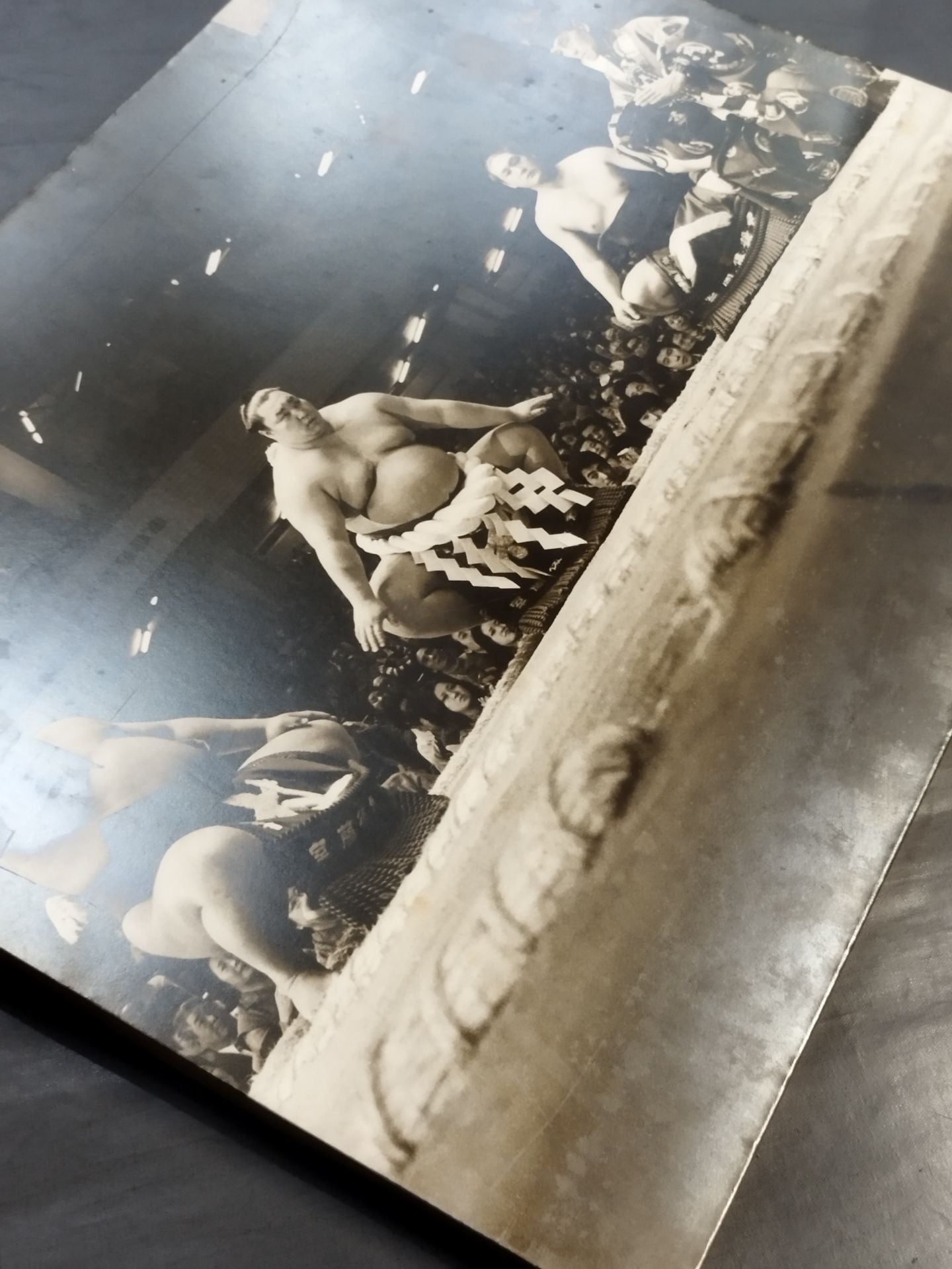 Kitanoumi  Ring Entrance  Large format photo panel