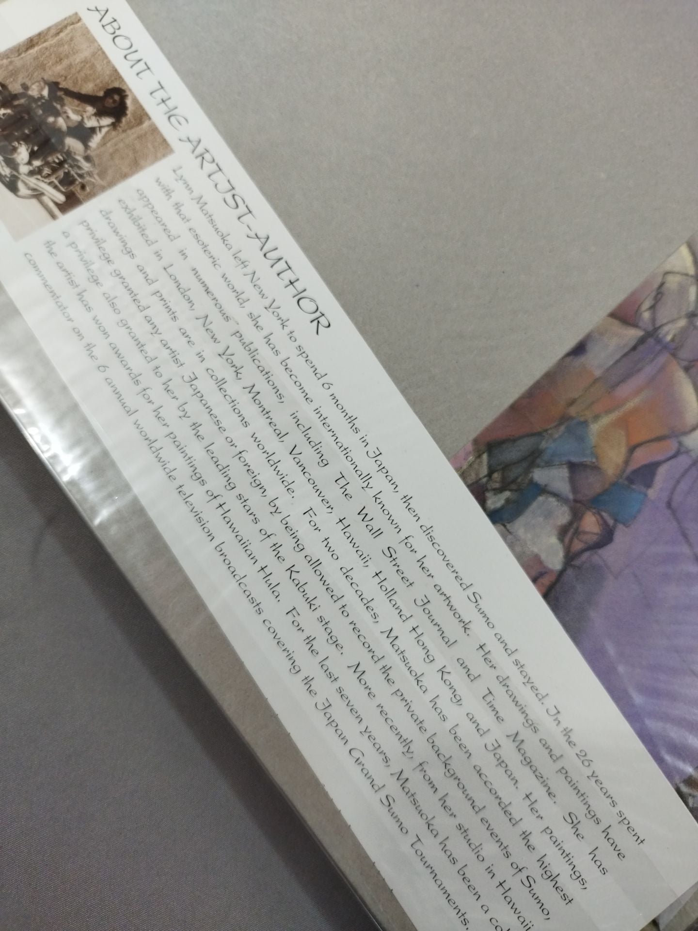 Rin Matsuoka's hand signed autograph "Kai Huang" lithograph