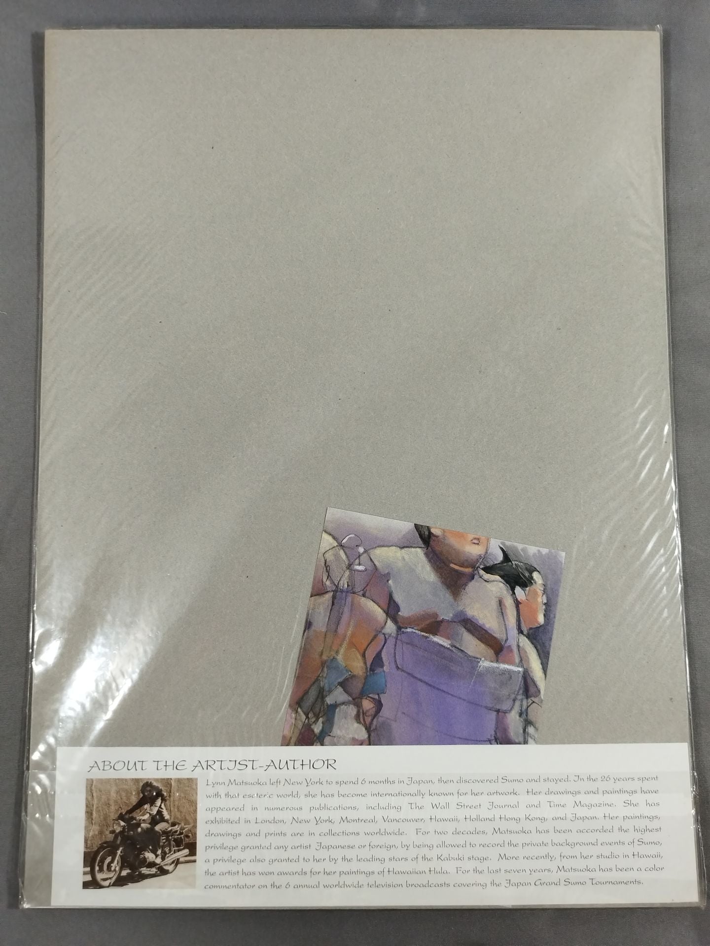 Rin Matsuoka hand signed autograph "Masayama" lithograph