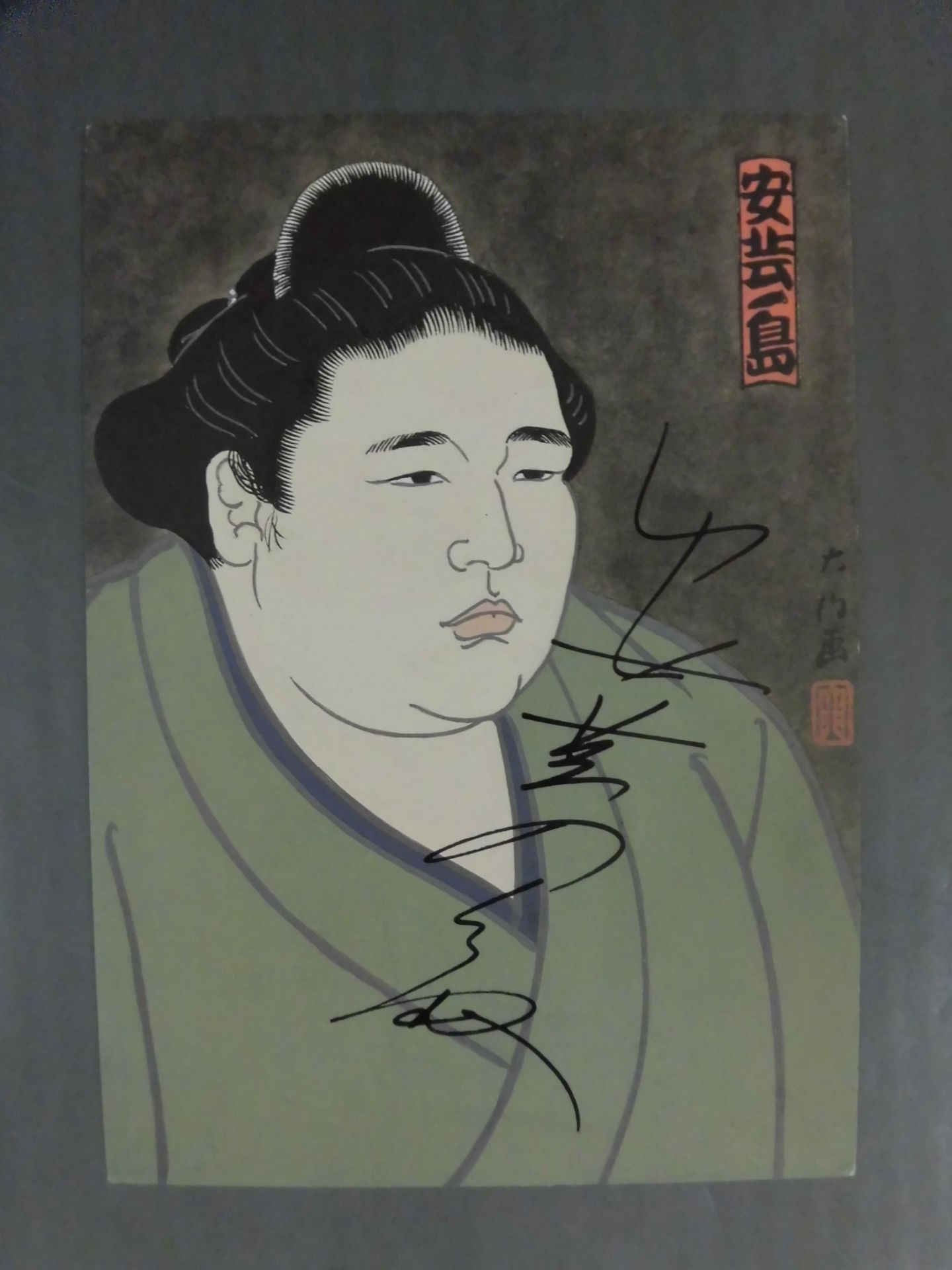 Akinoshima Hand Signed Autograph Postcard