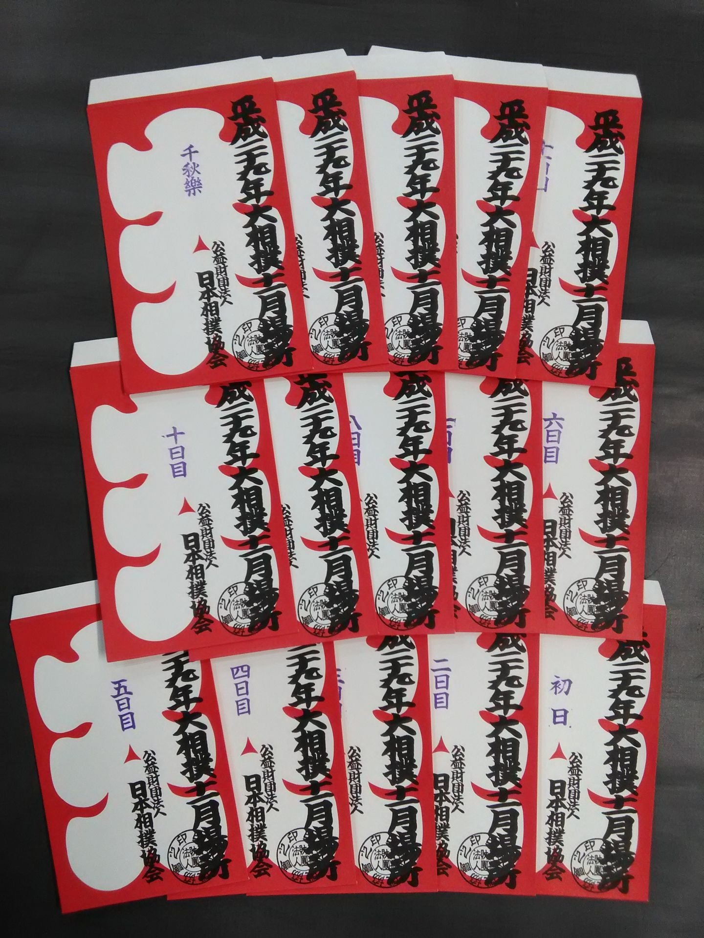 Heisei 29 Sumo November Place Large Bag Complete Set