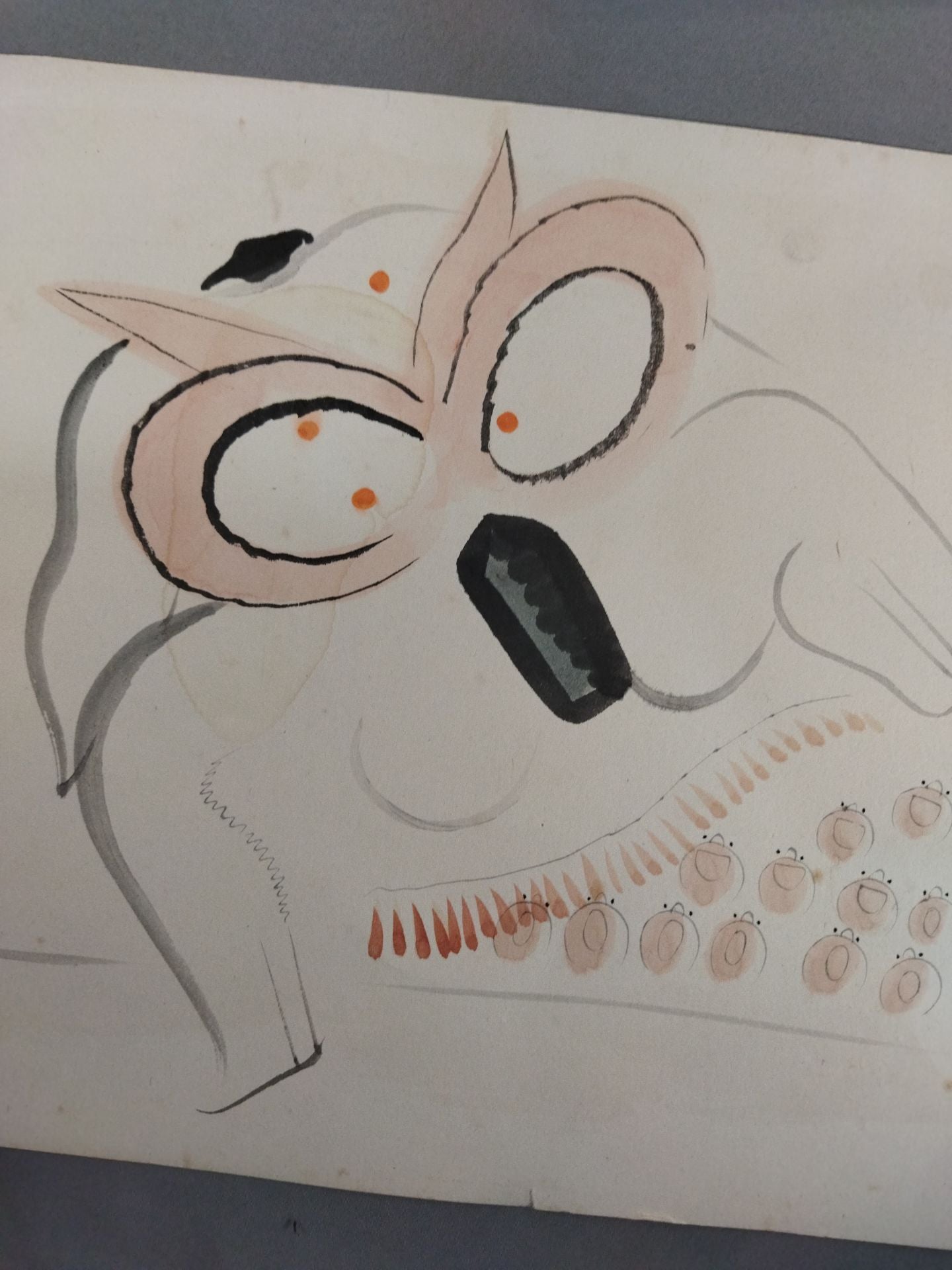 【直筆】横綱土俵入り相撲絵