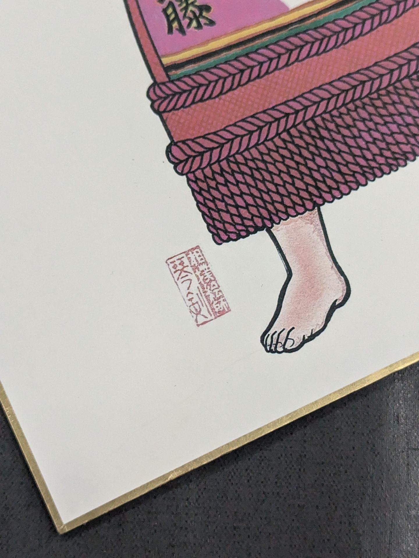 Endo Figure-e HandprintShikishi ( Autograph board ) (print)