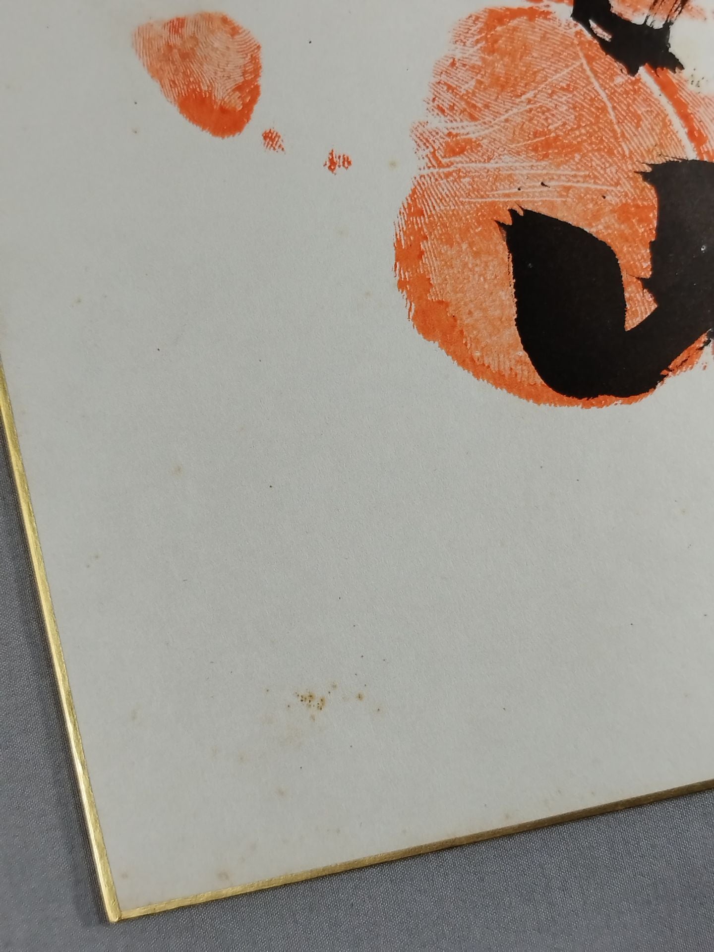 WITH handprint