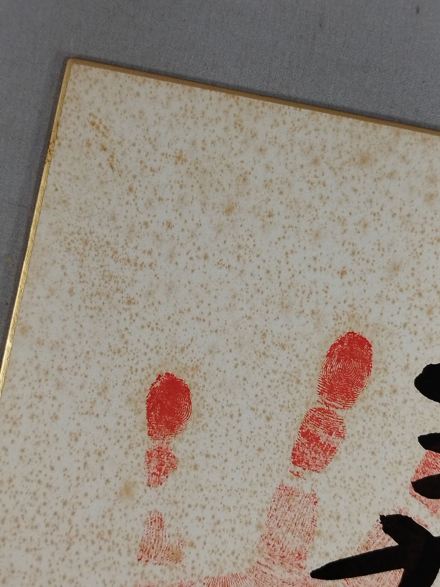 WITH handprint