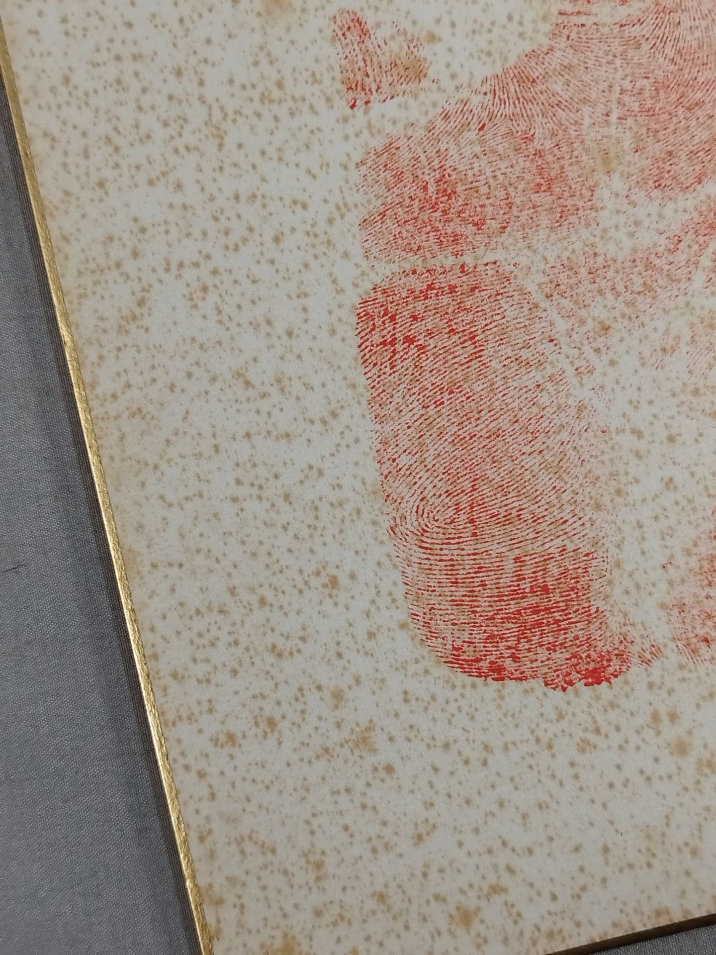 WITH handprint