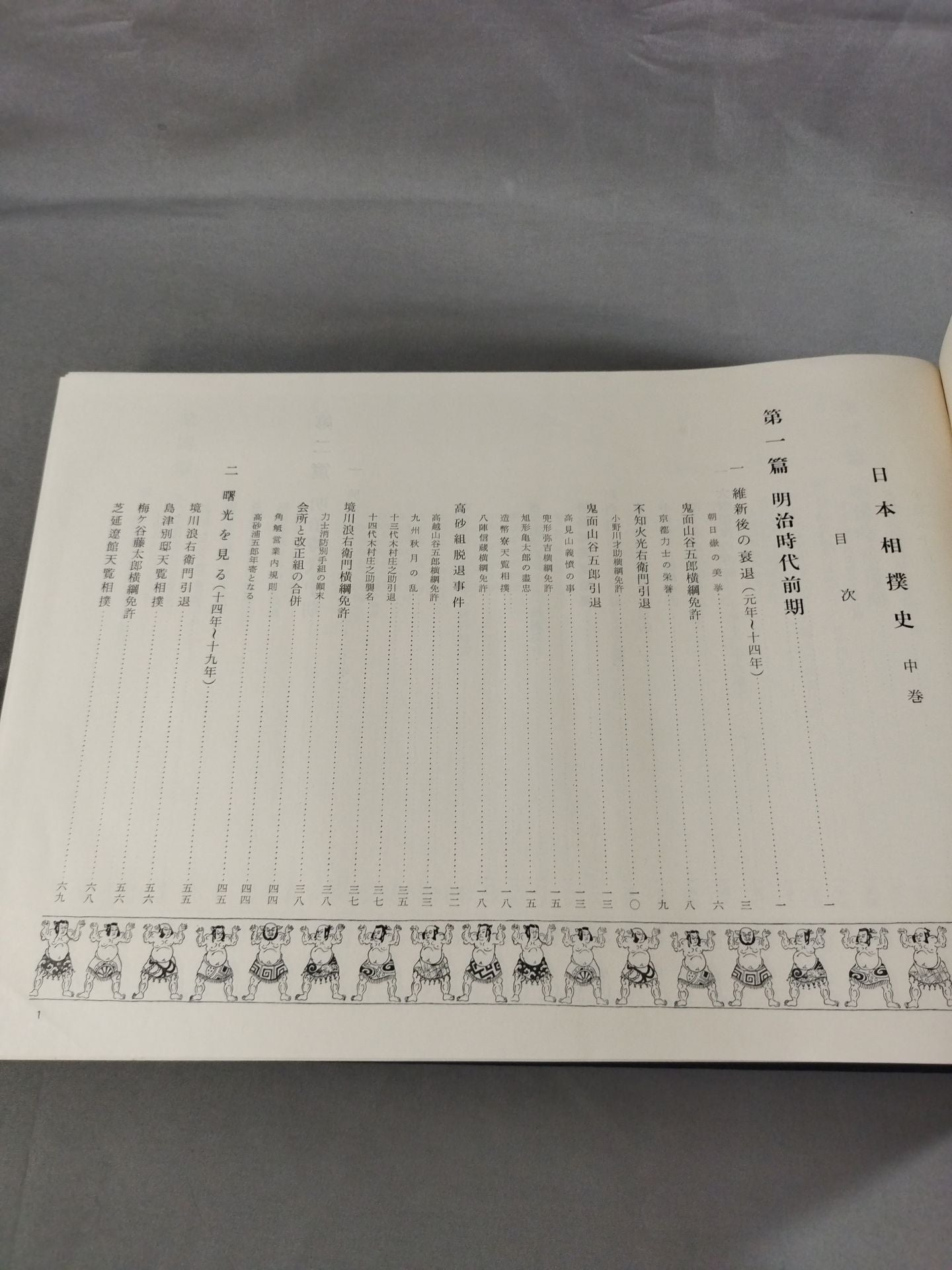 【限定1000部】日本相撲史 中巻