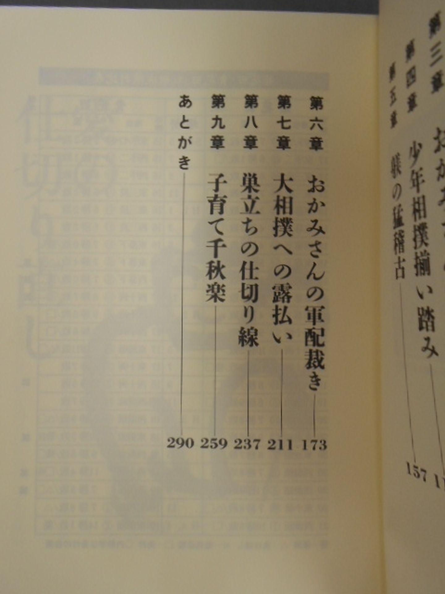 若・貴の母 子育ての土俵