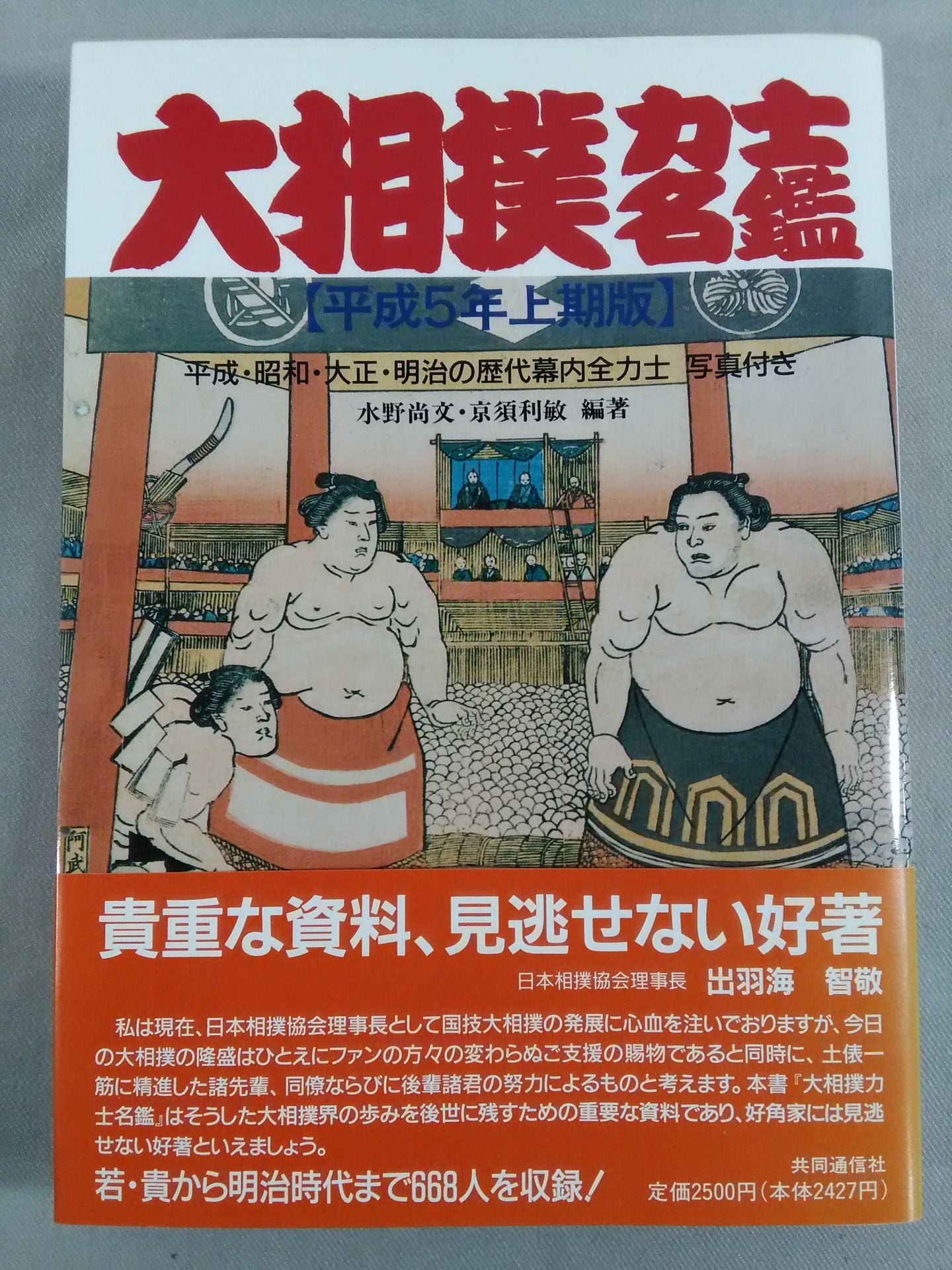大相撲力士名鑑【平成5年上期版】