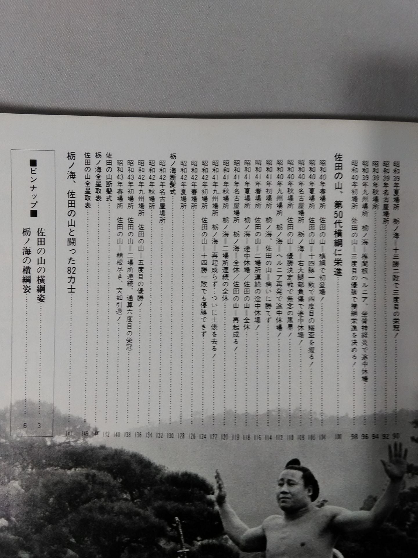 Showa Famous Yokozuna Series(11) Sadanoyama Shinmatsu Akiyoshi Tochinoumi