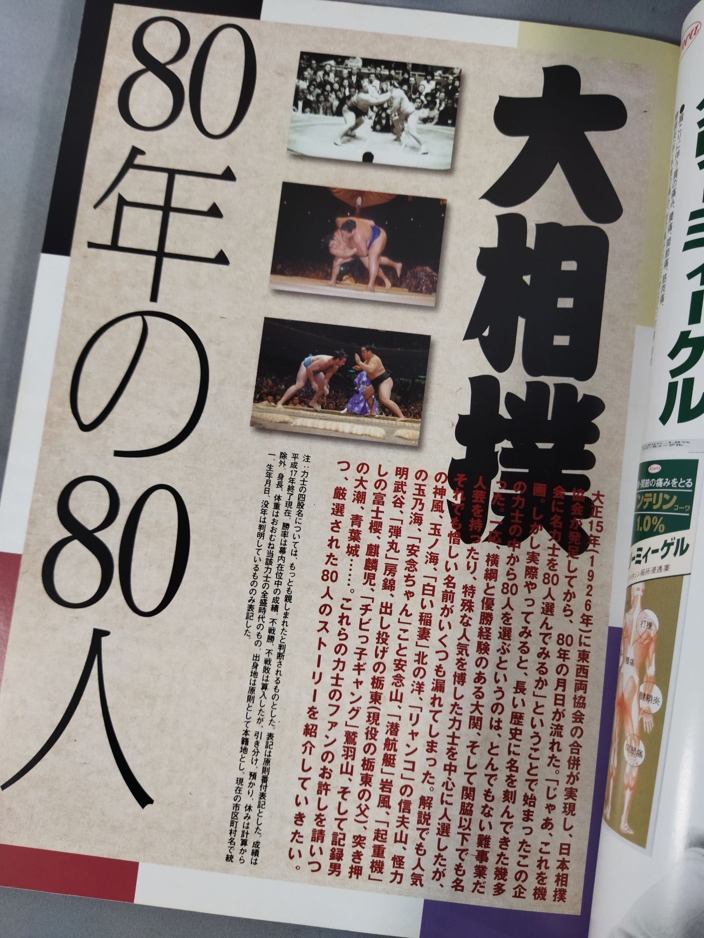 80 people in 80 years of sumo wrestling: A group of famous Sumo wrestlers who made the history of the sumo world