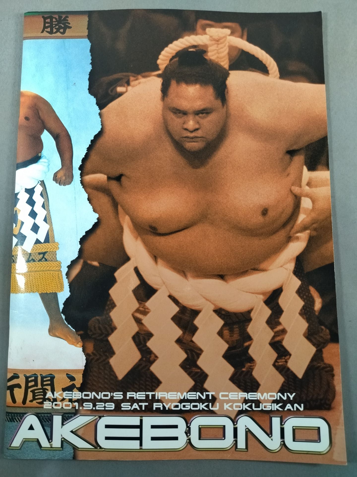 曙引退 披露大相撲 パンフレット