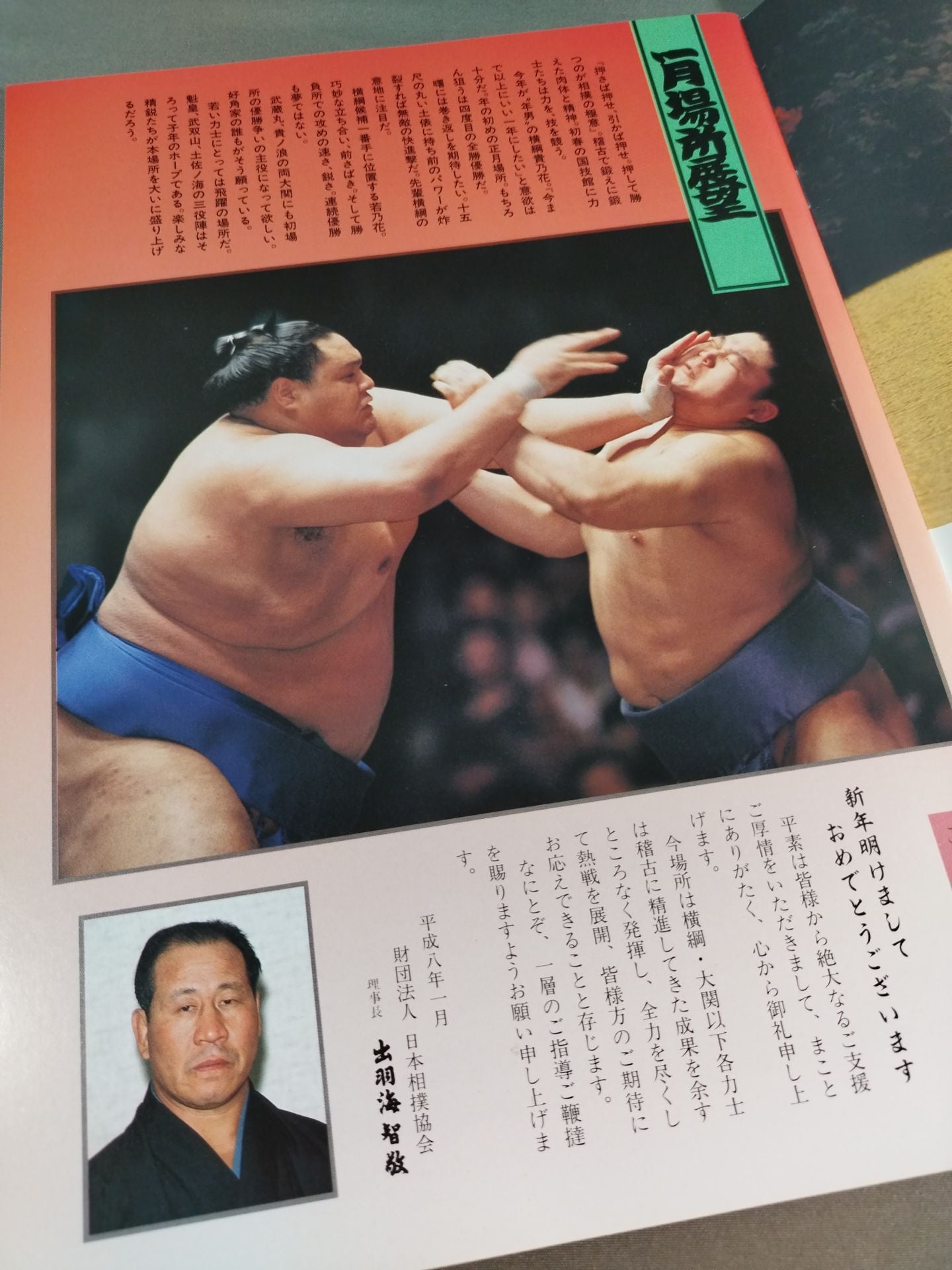 大相撲一月場所(1996年)