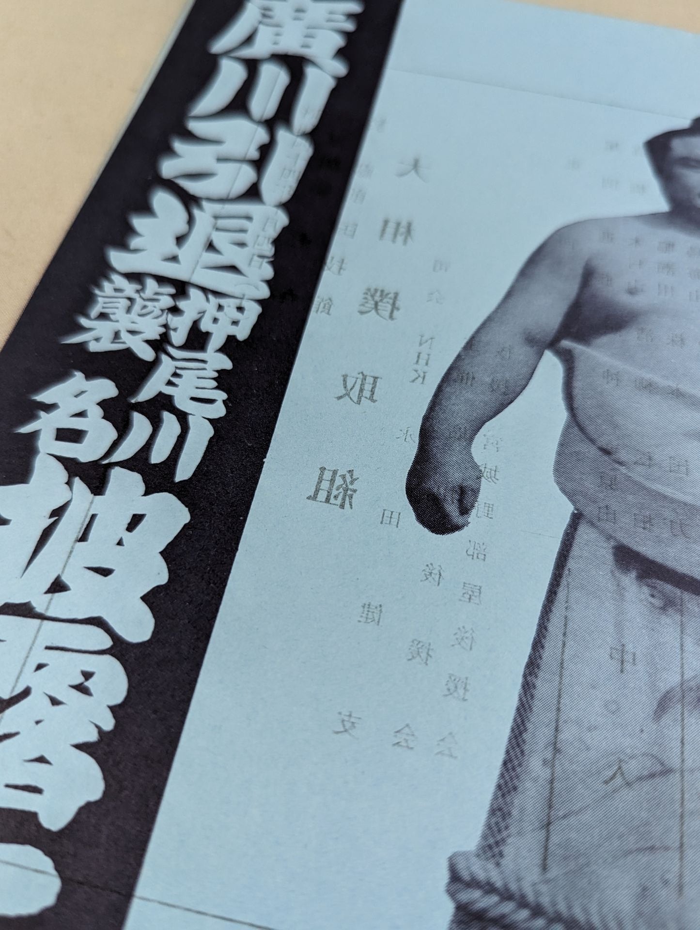 廣川引退・押尾川襲名 披露大相撲 取組表