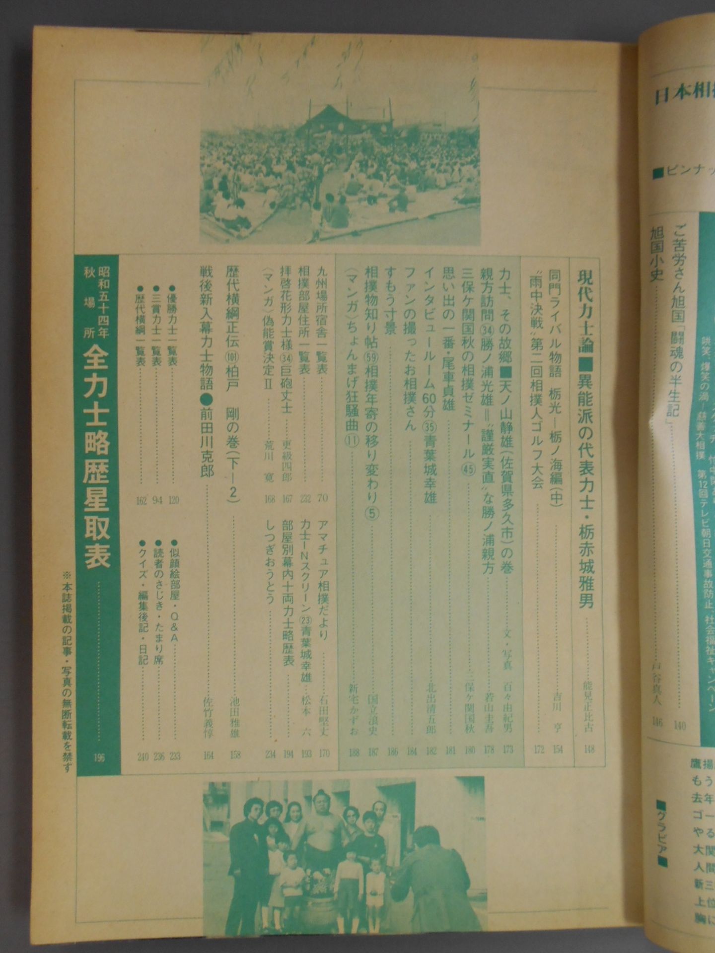 相撲 1979年11月号