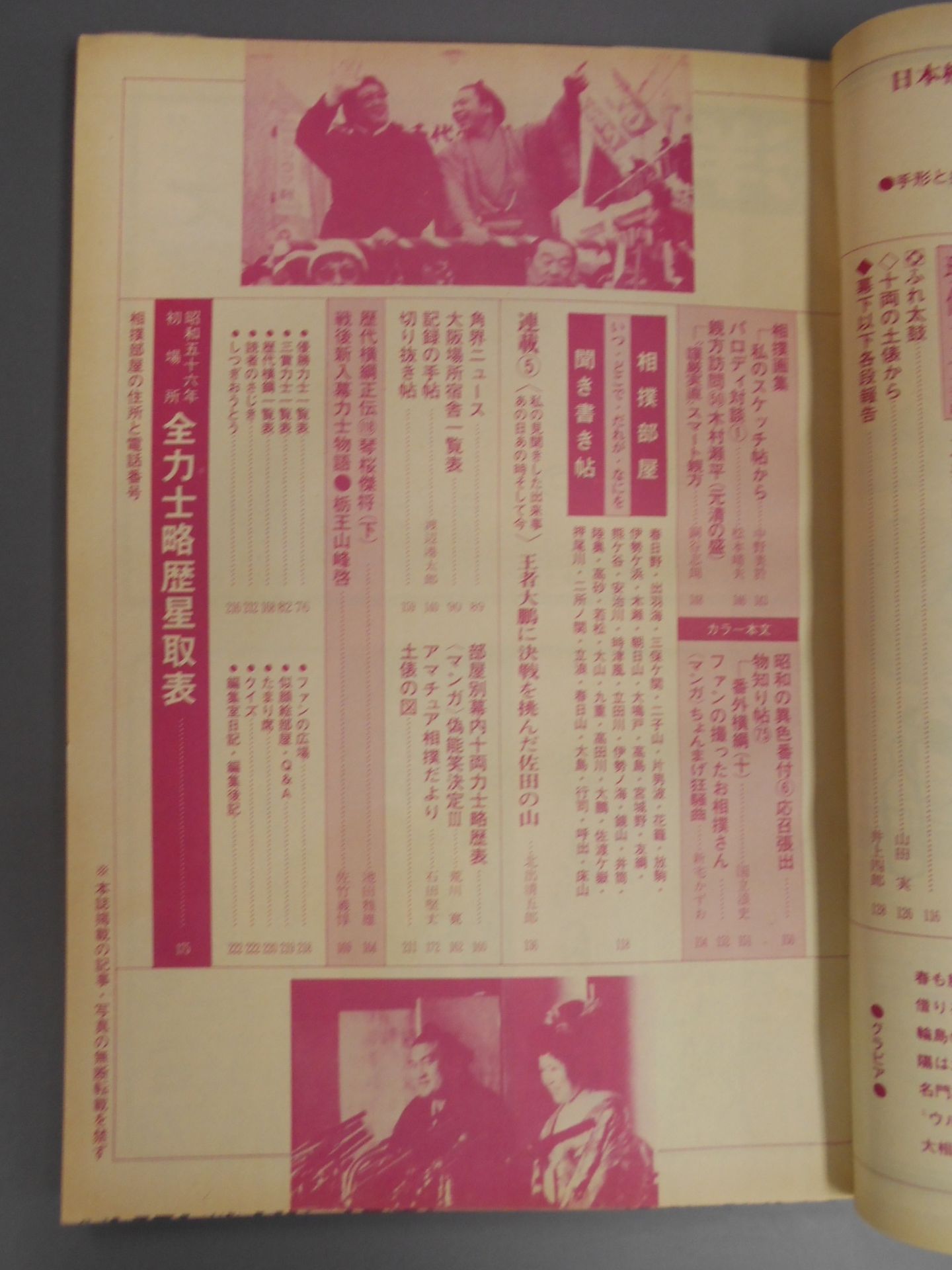相撲 1981年03月号