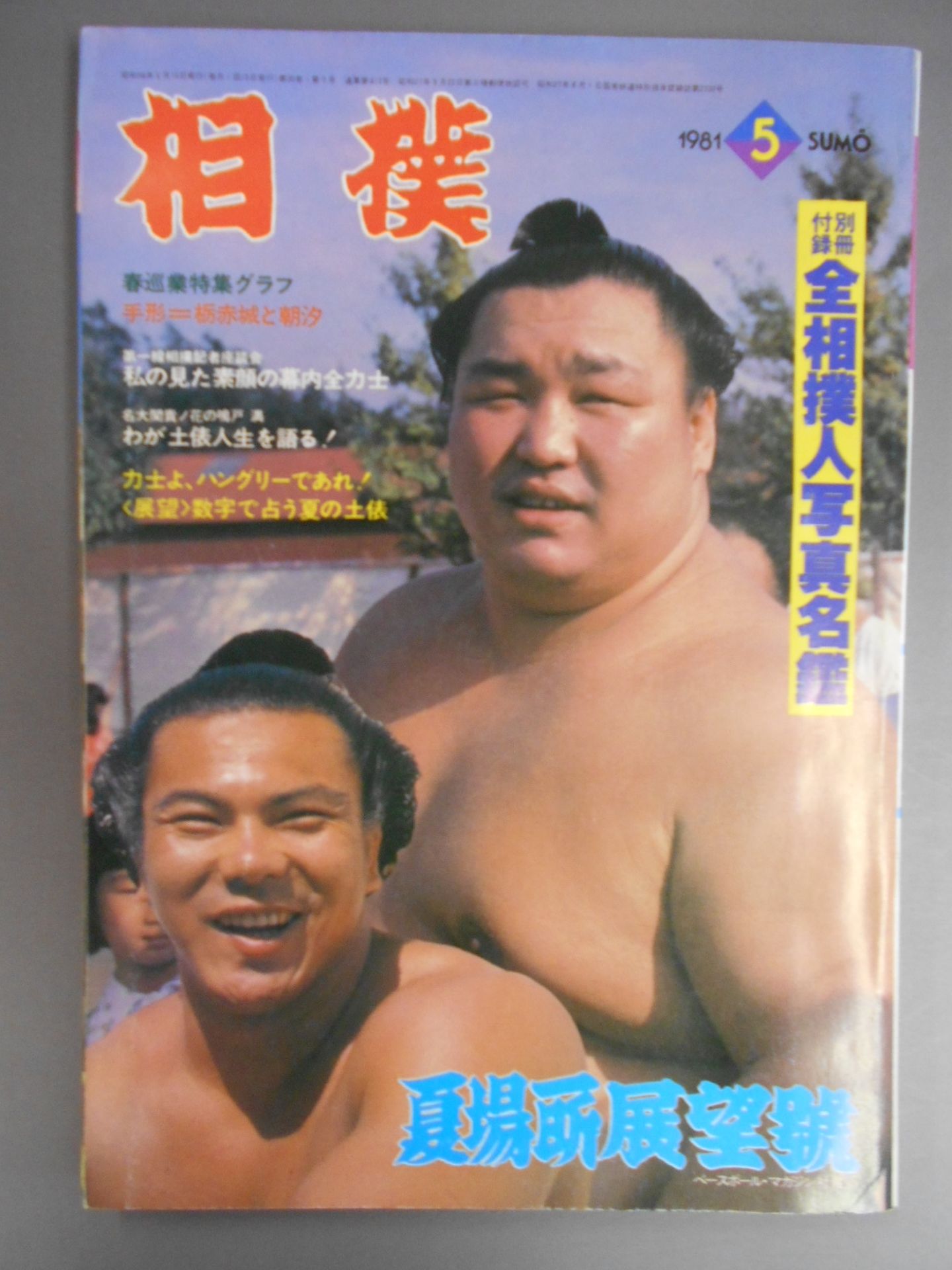 相撲 1981年5月号