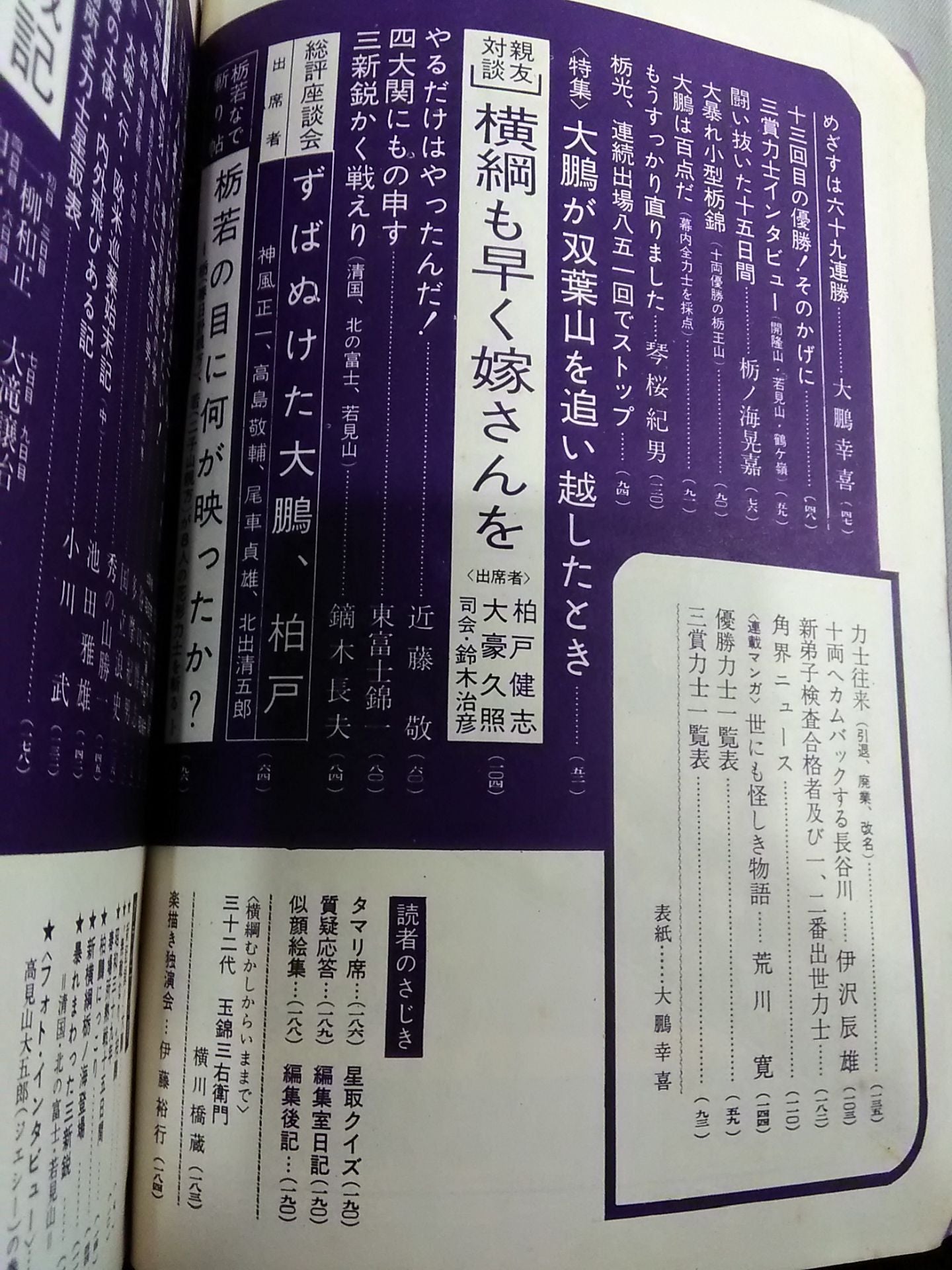 相撲 1964年4月号