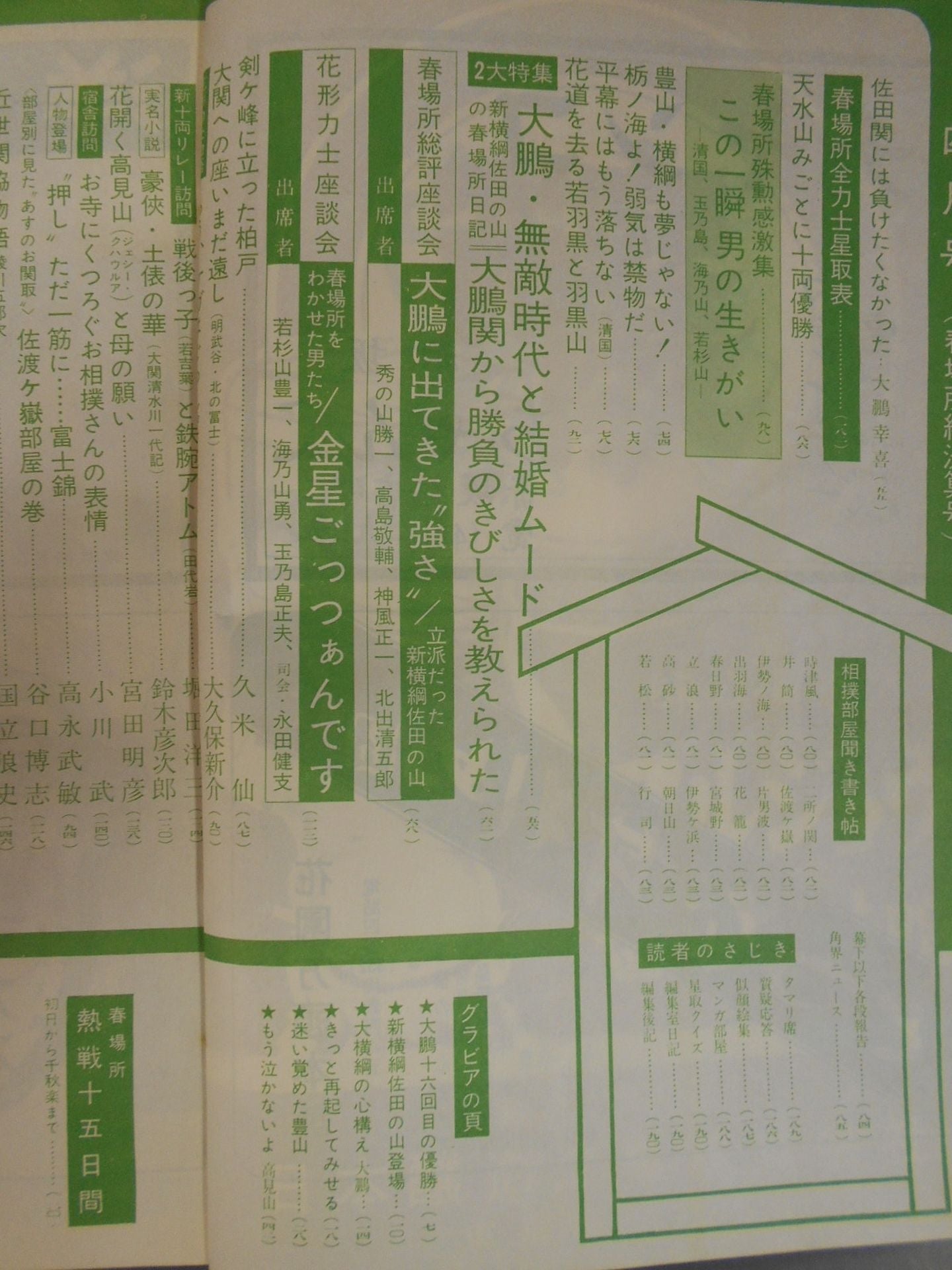 相撲 1965年4月号