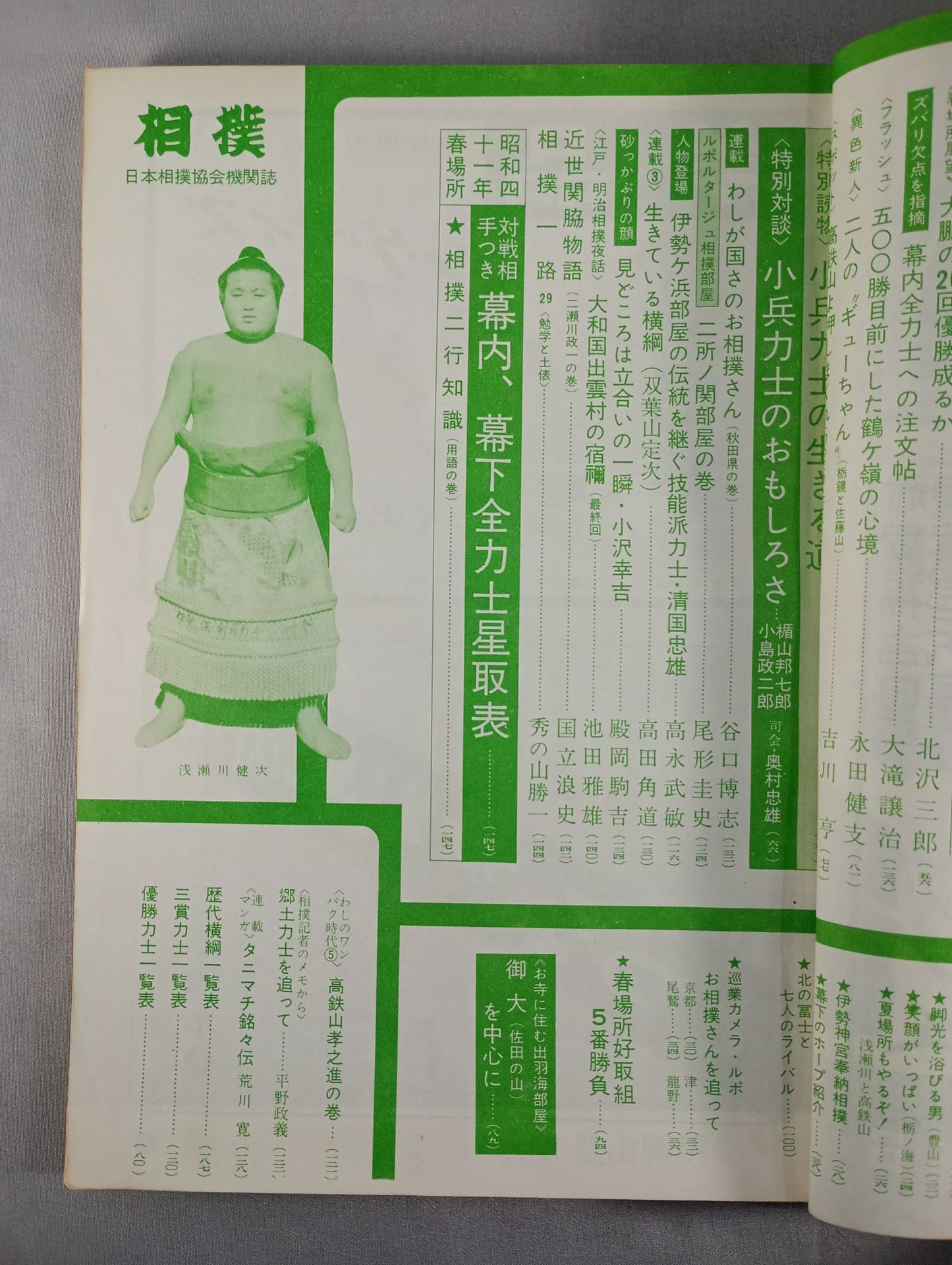相撲 1966年5月号