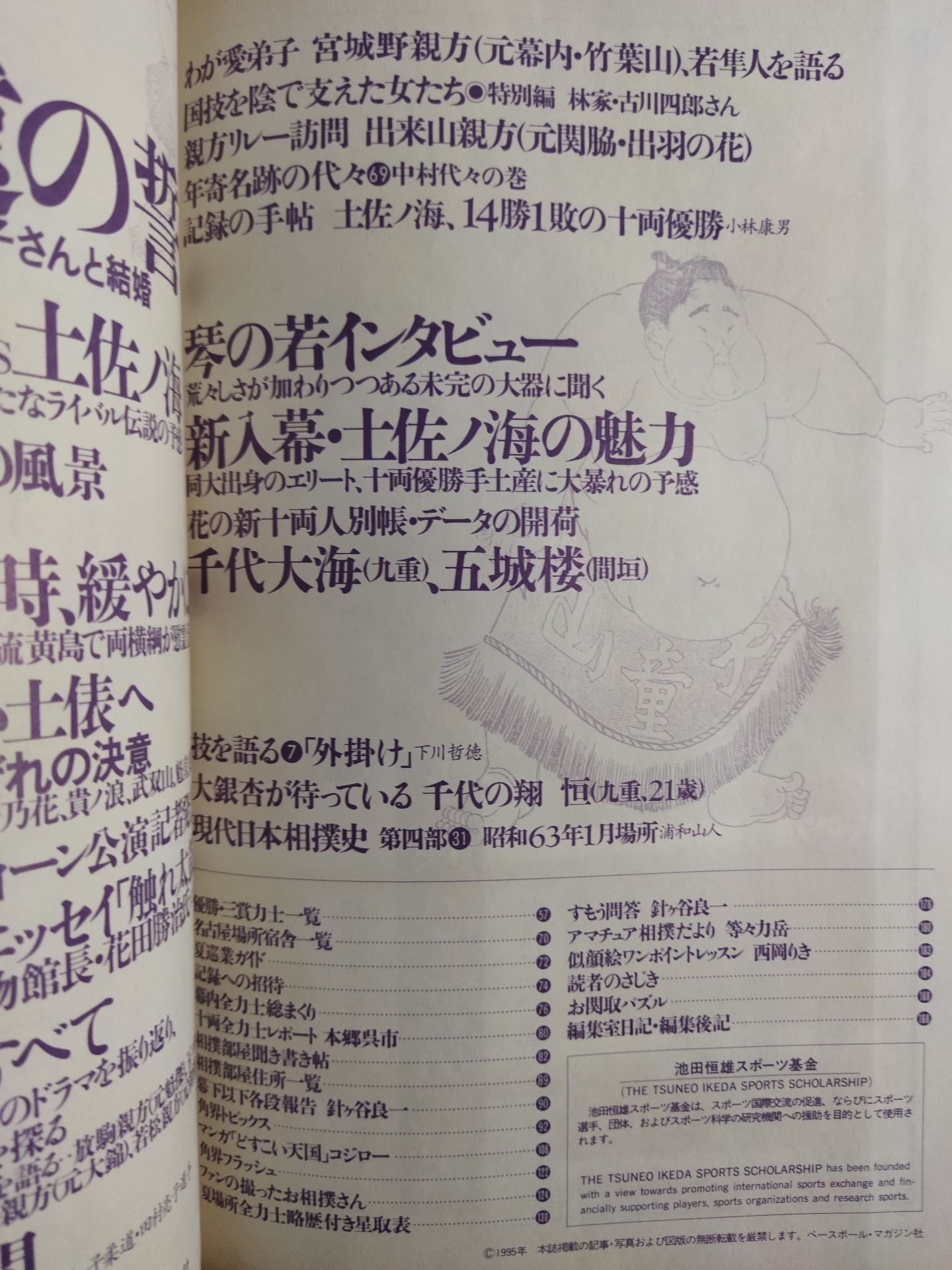 相撲 1995年7月号