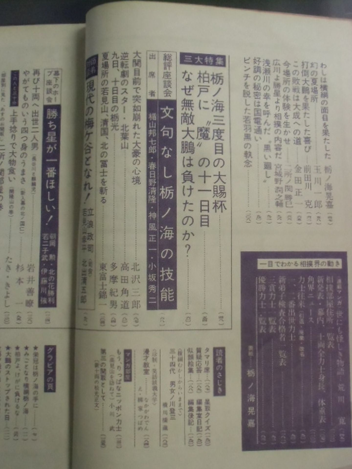相撲 1964年6月号