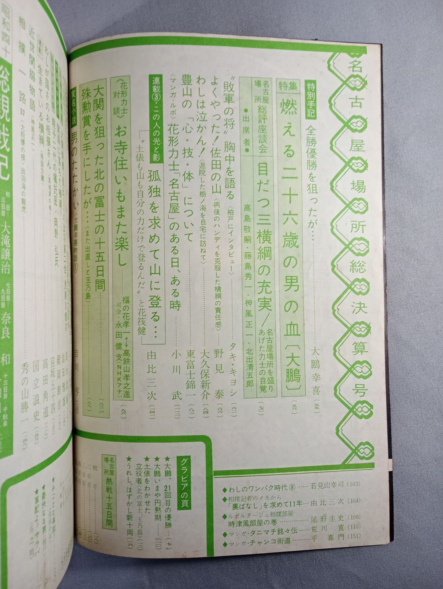 相撲 1966年8月号
