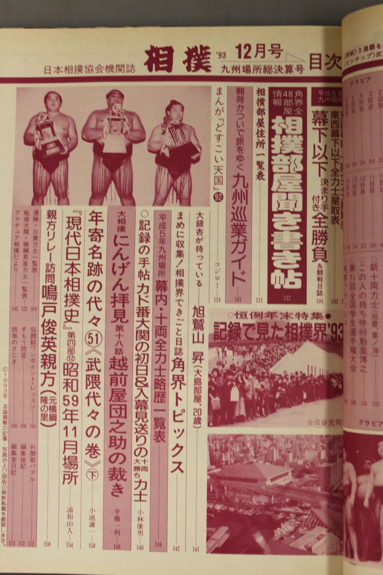 相撲 1993年12月号