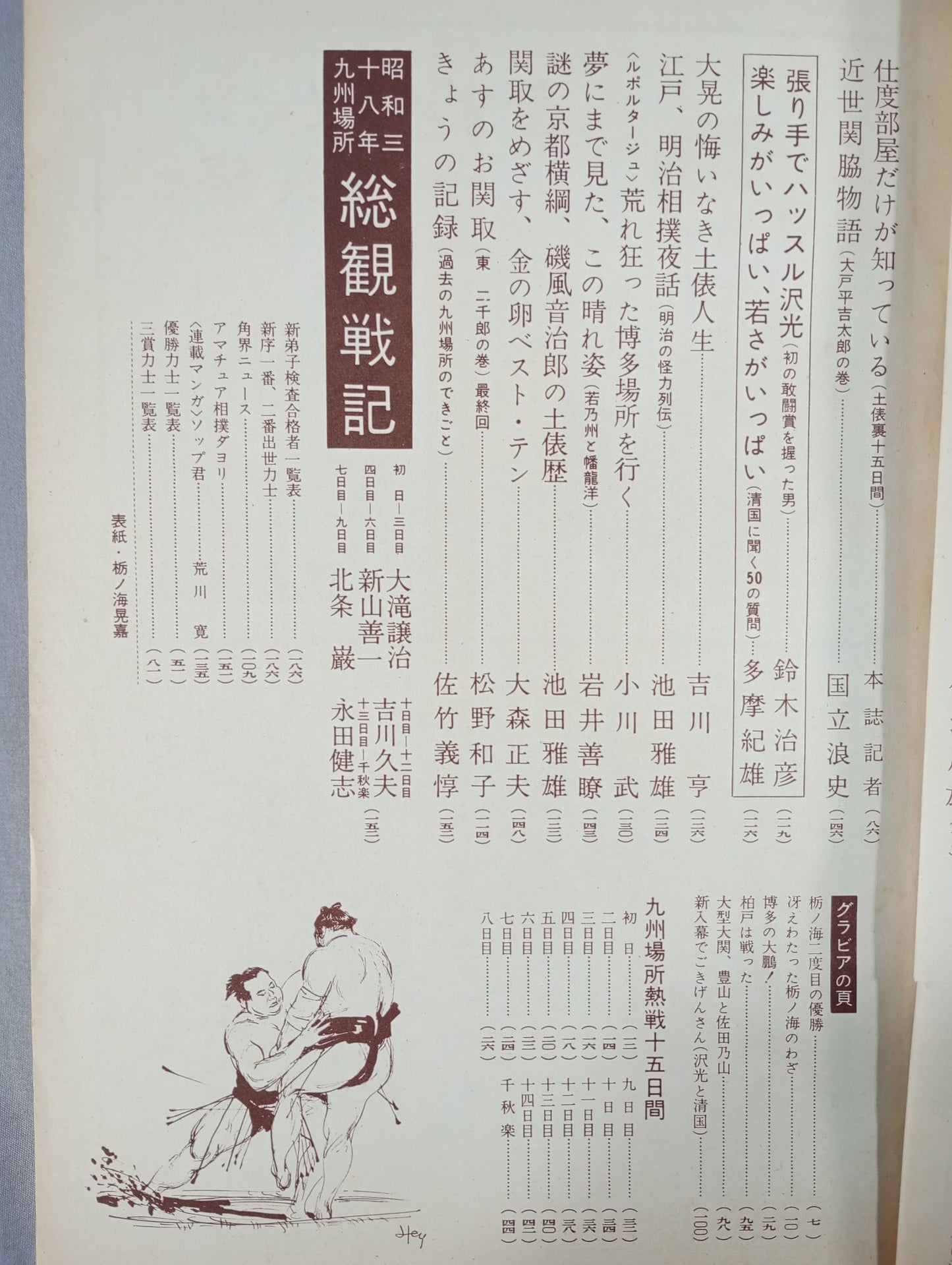相撲 1963年12月号