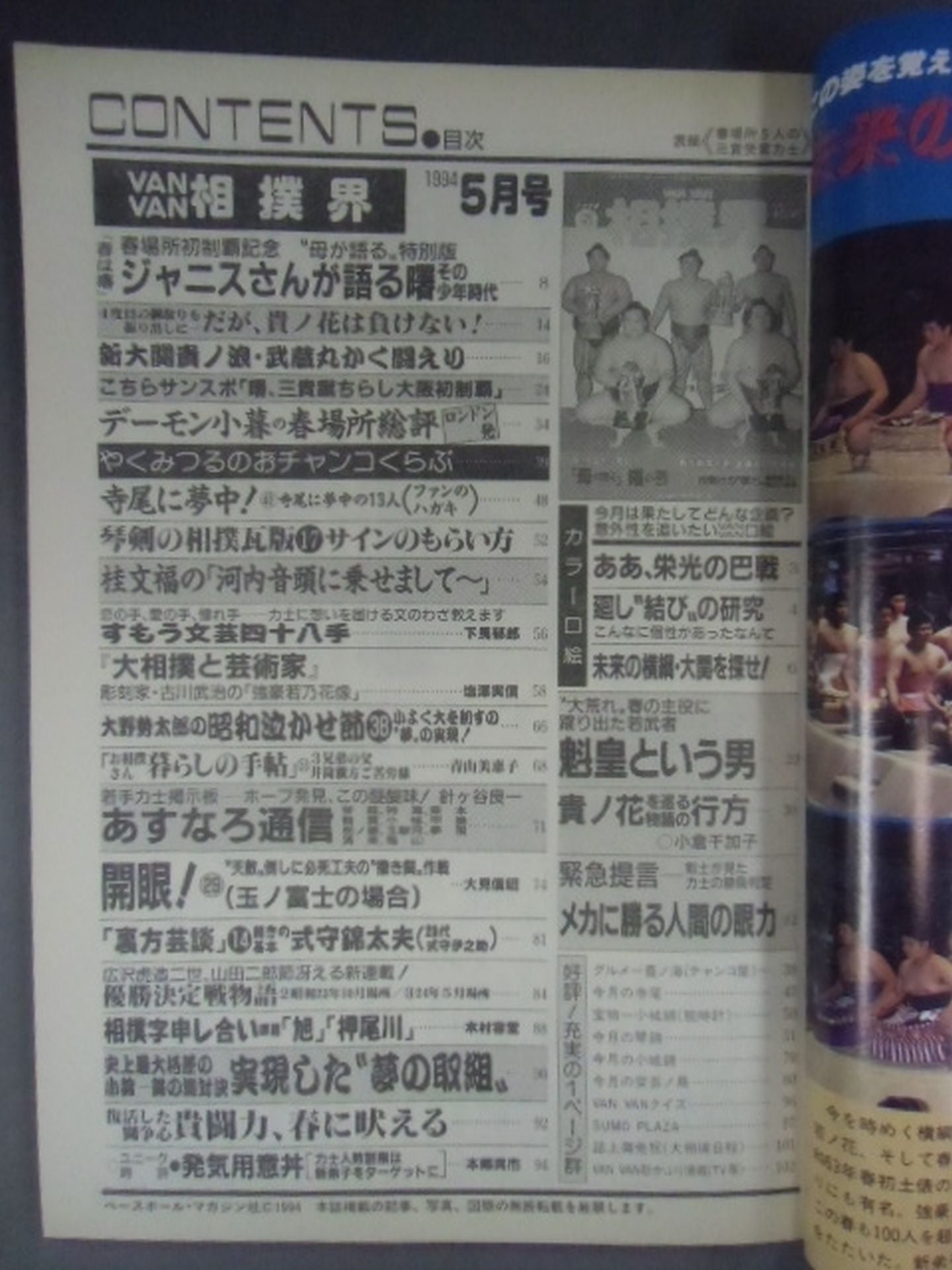 VANVANsumo World 1994.05