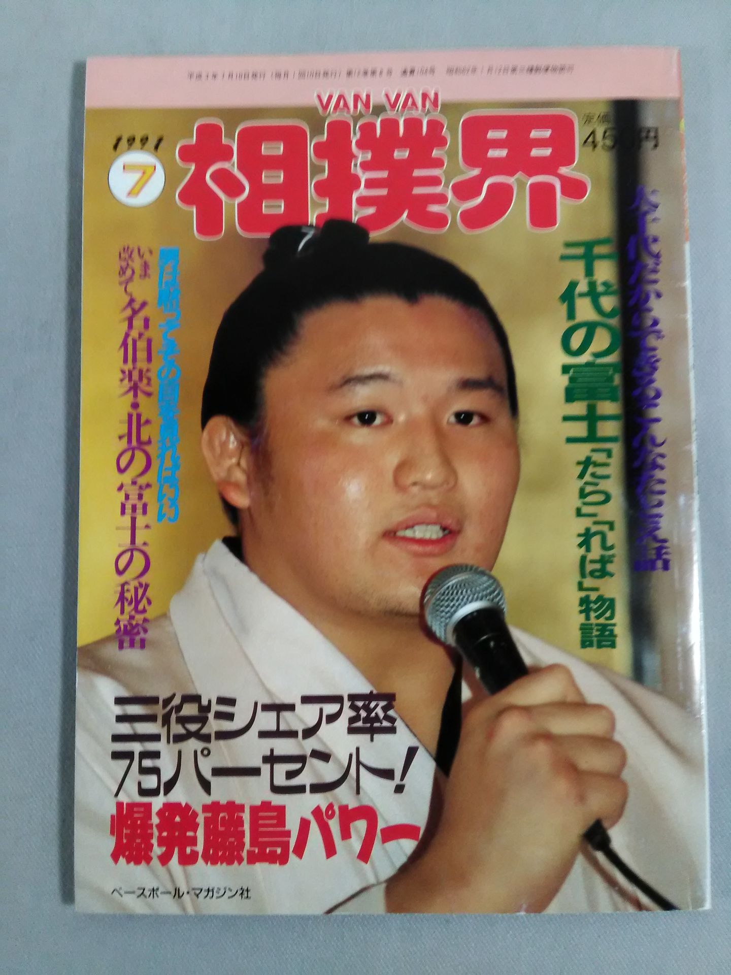 VANVAN相撲界 1991年7月号