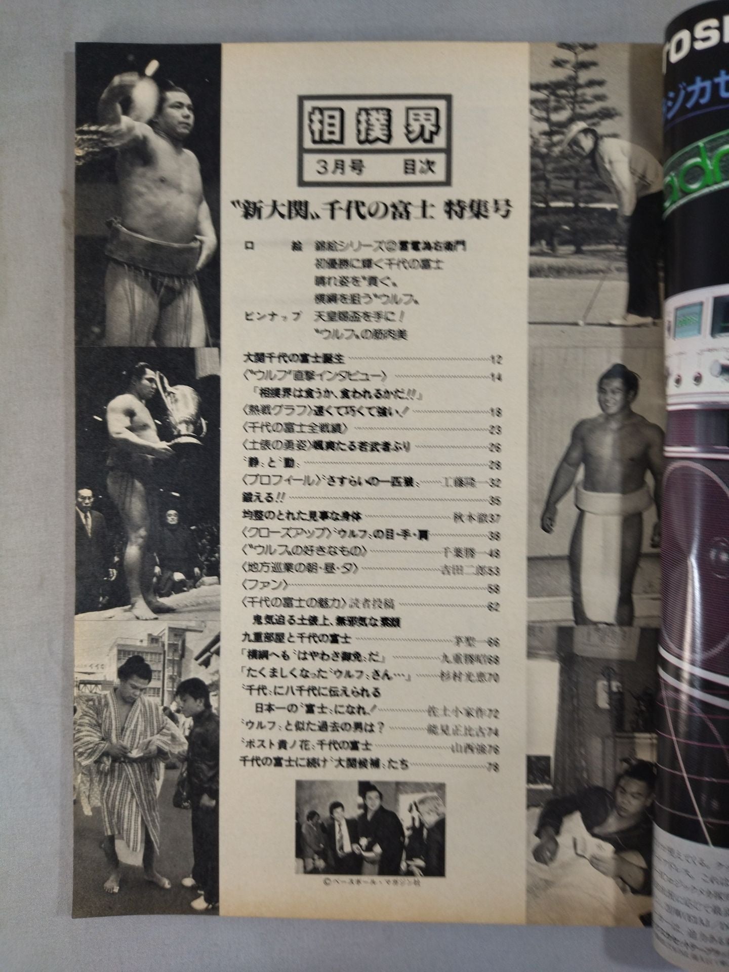 相撲界 1981年3月号
