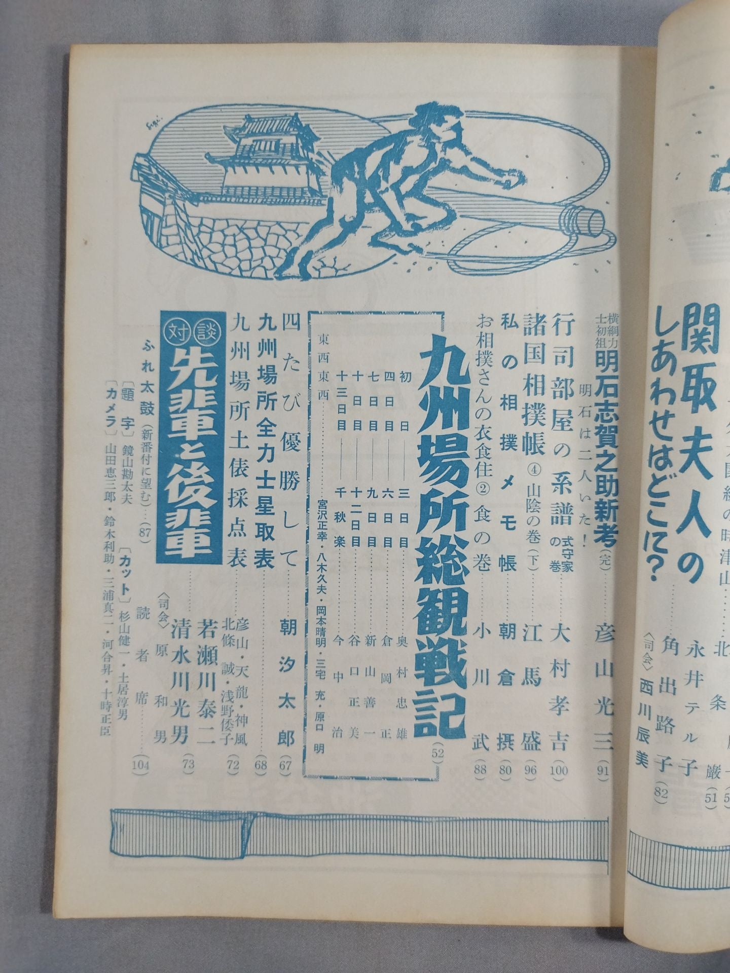Sumo Wrestling, December 1958