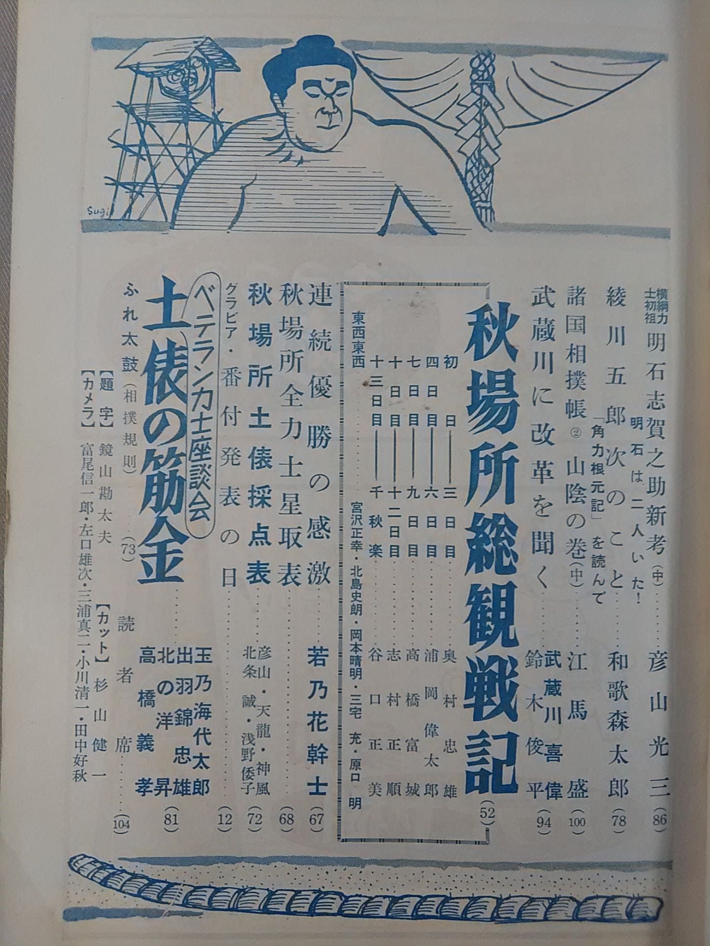 Sumo October 1958