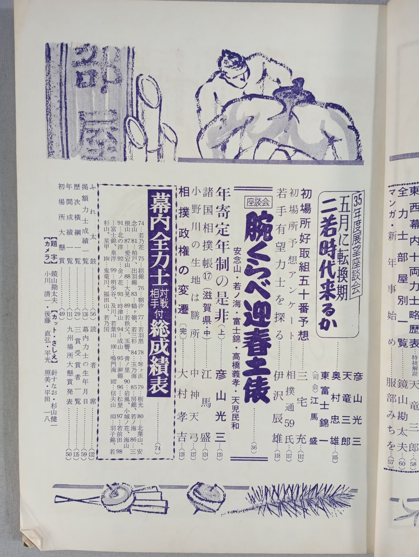 Sumo Wrestling January 1960