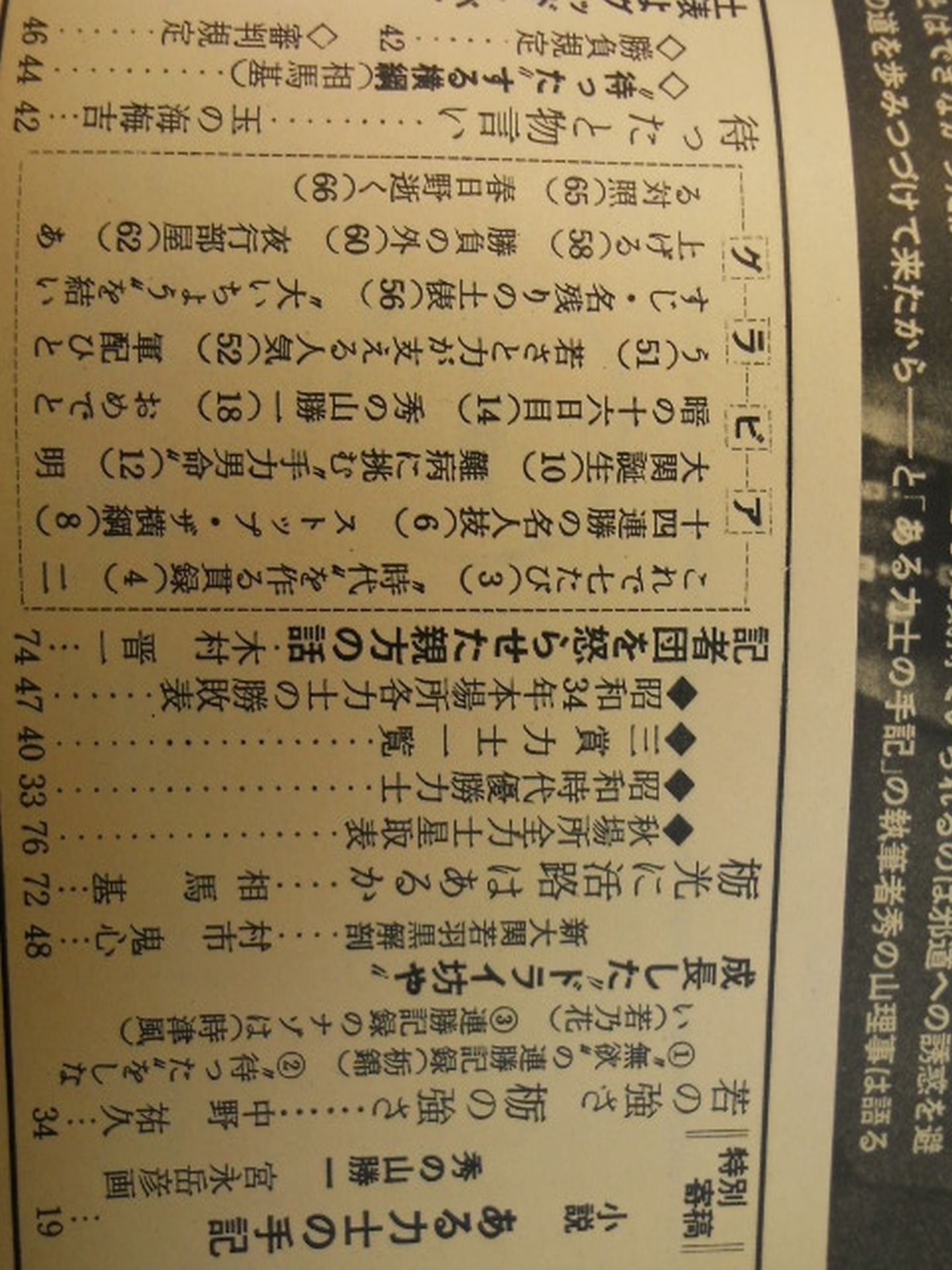 Sunday Mainichi, November 1959