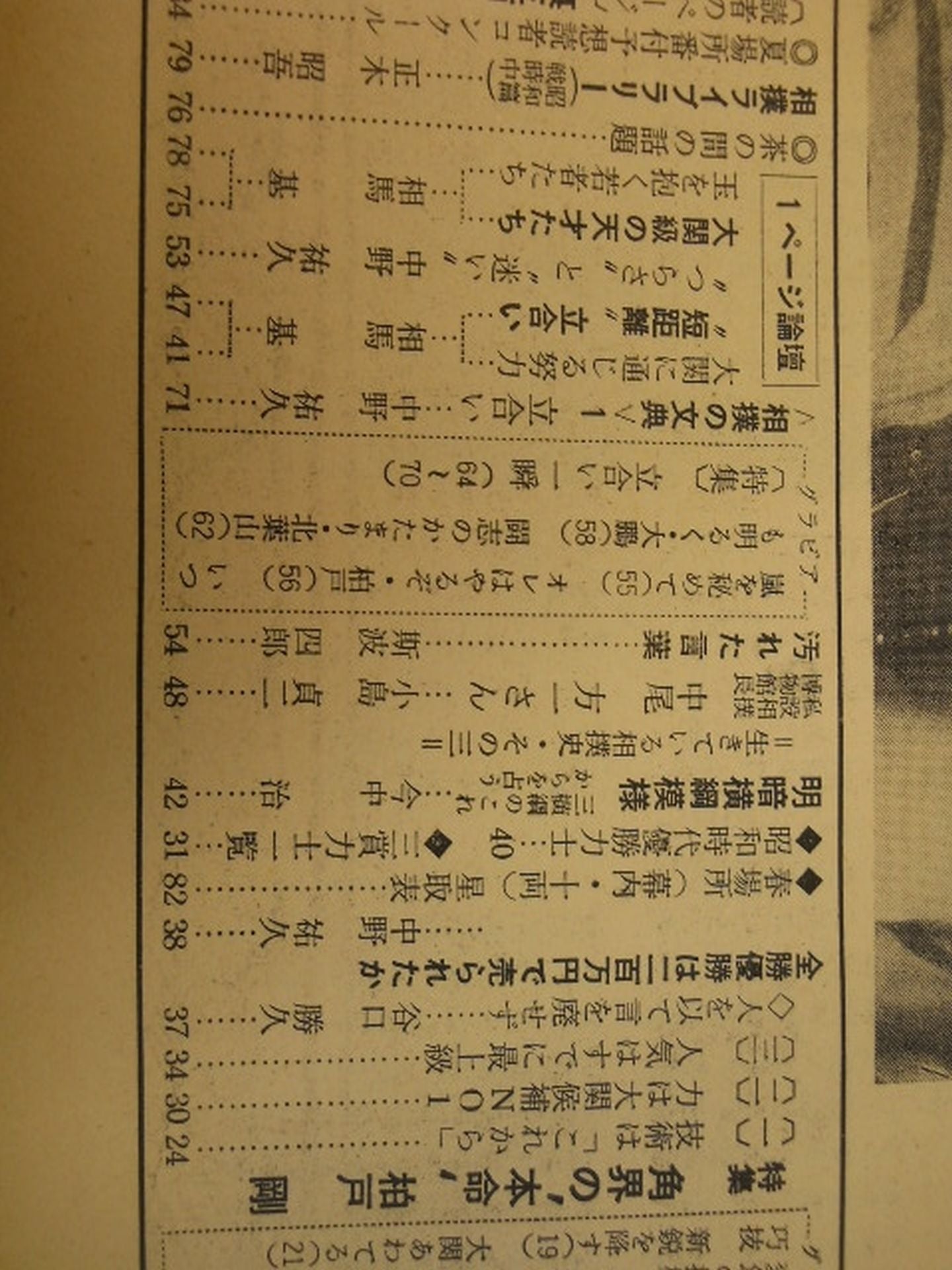 Sunday Mainichi, May 1960