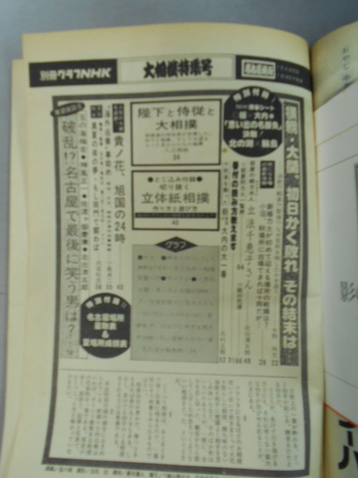 Bessatsu Graph NHK Sumo Special Issue / Nagoya Location