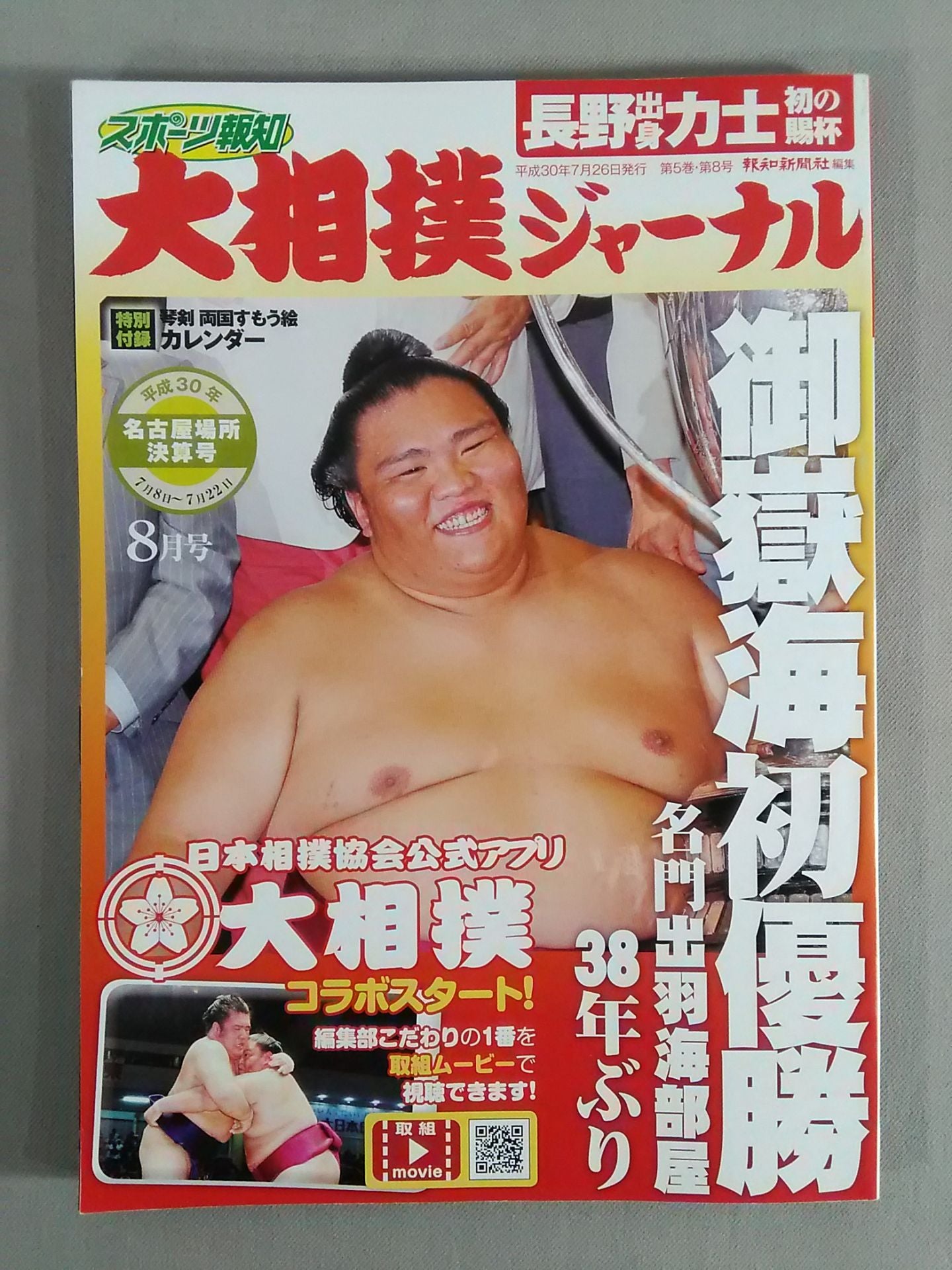 大相撲ジャーナル 平成30年名古屋場所決算号