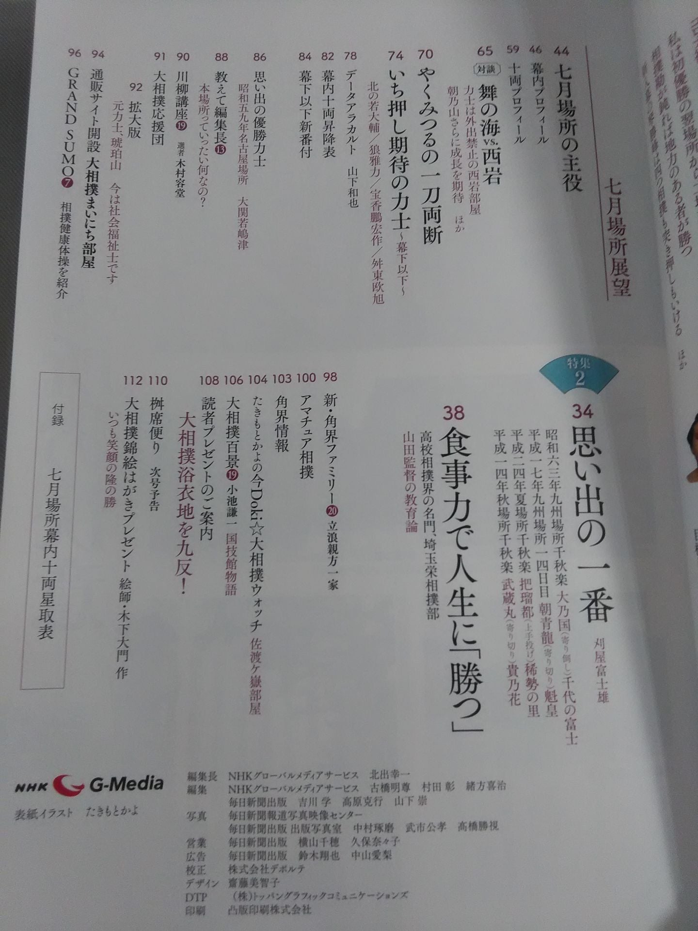 Sumo relay Reiwa 2nd year July place issue