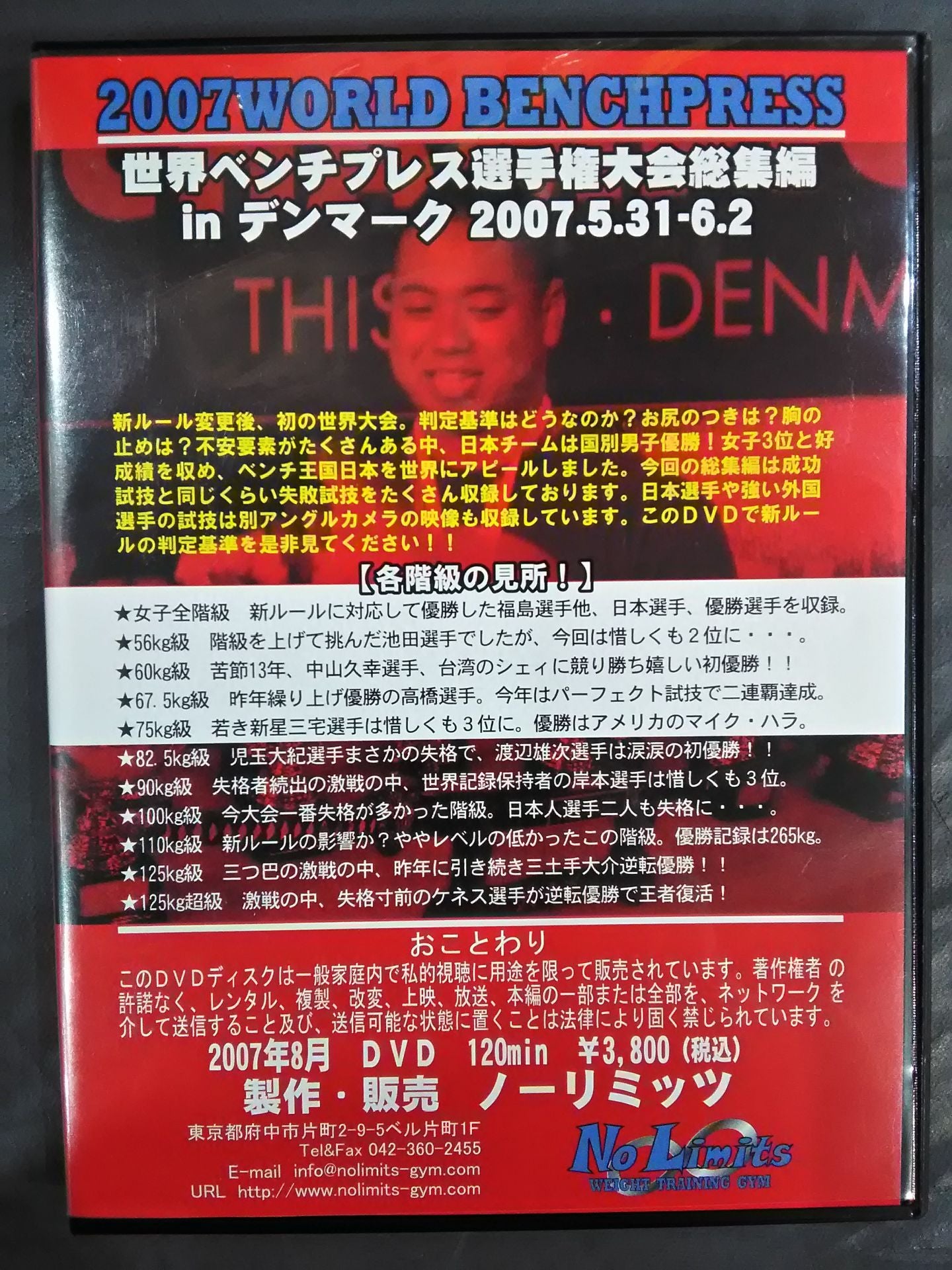2007 WORLD BENCHPRESS 総集編