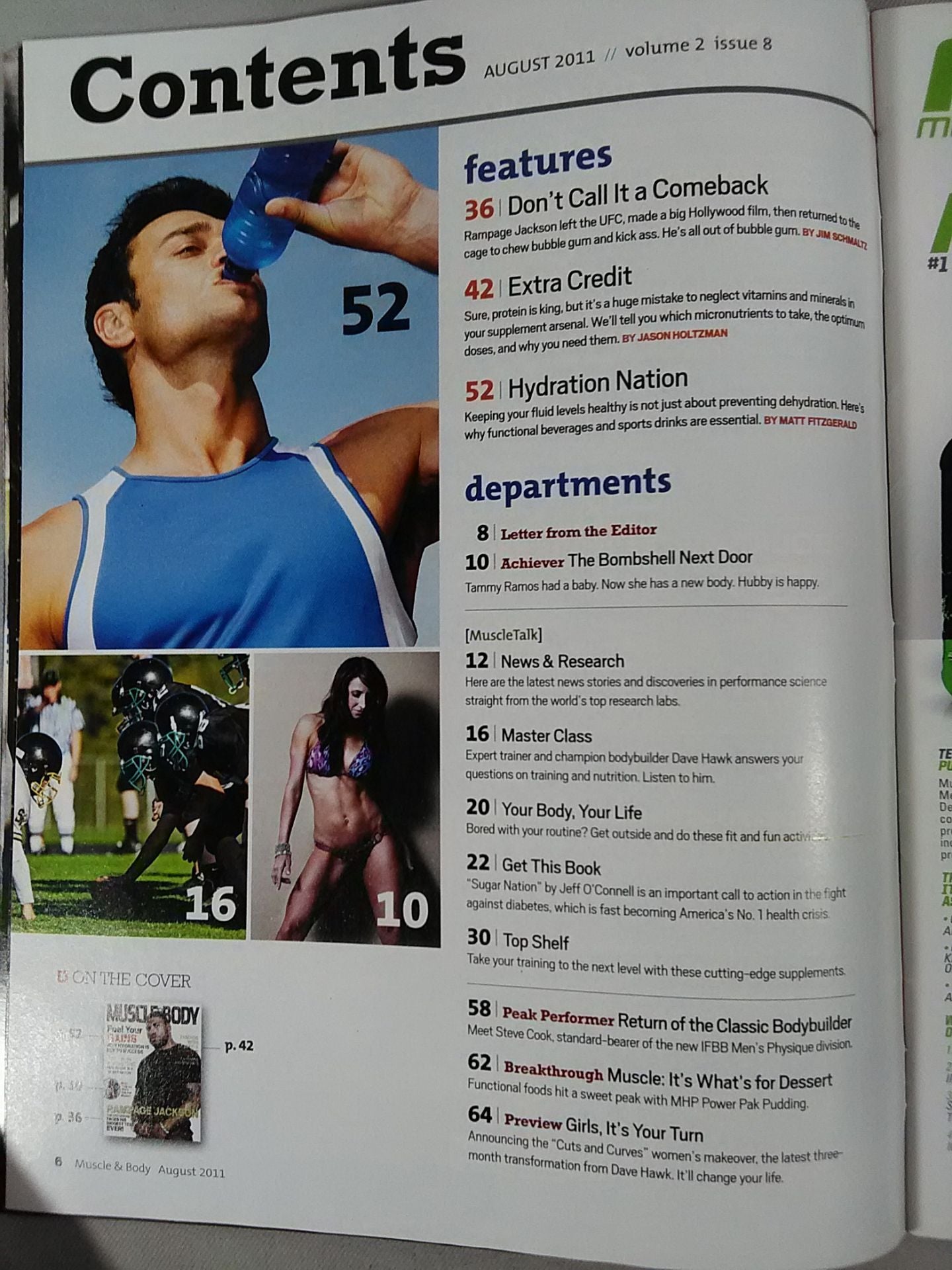 MUSCLE BODY August 2011 Issue